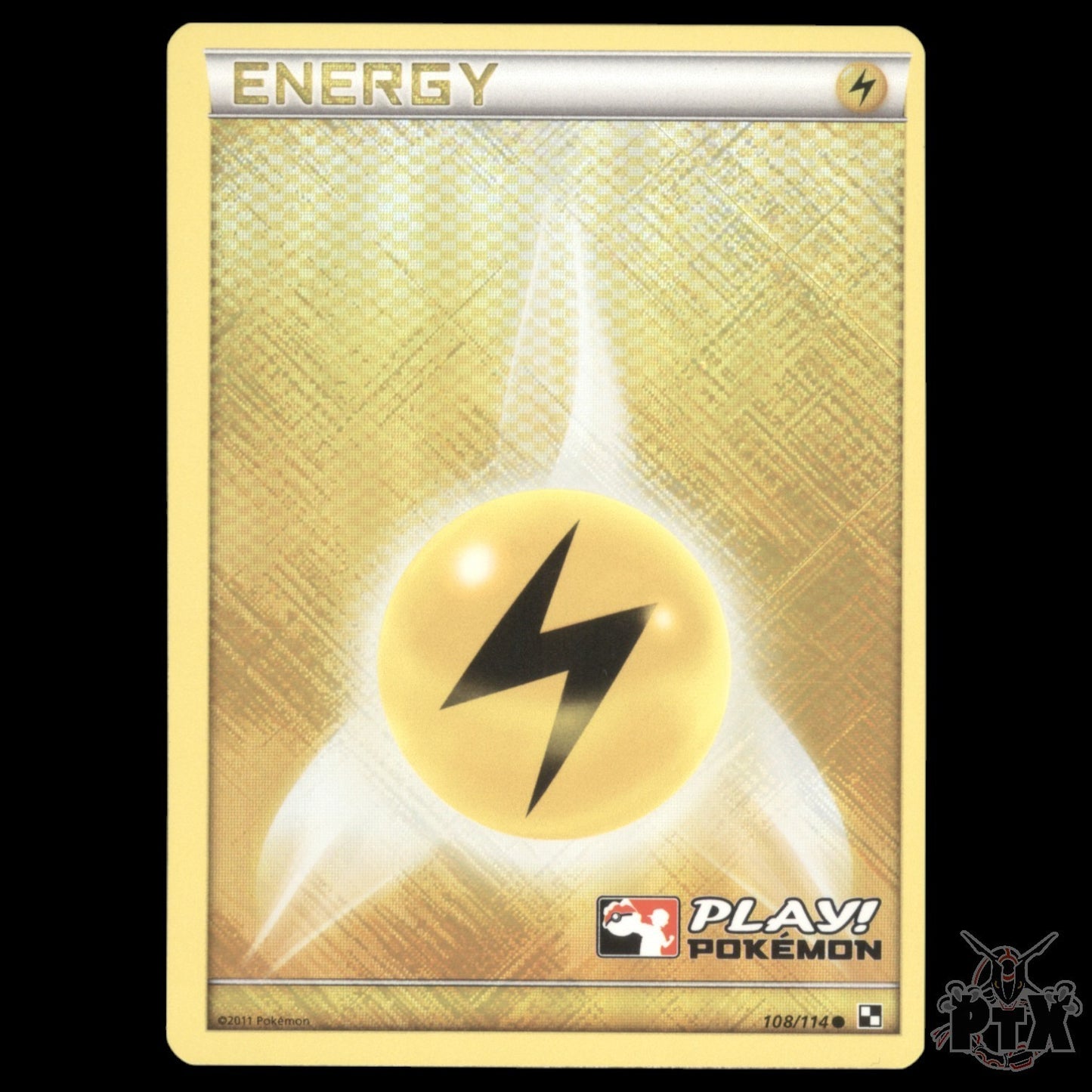 Lightning Energy PLAY! Holo #108/114 Promo NM/Near Mint Pokemon 2011