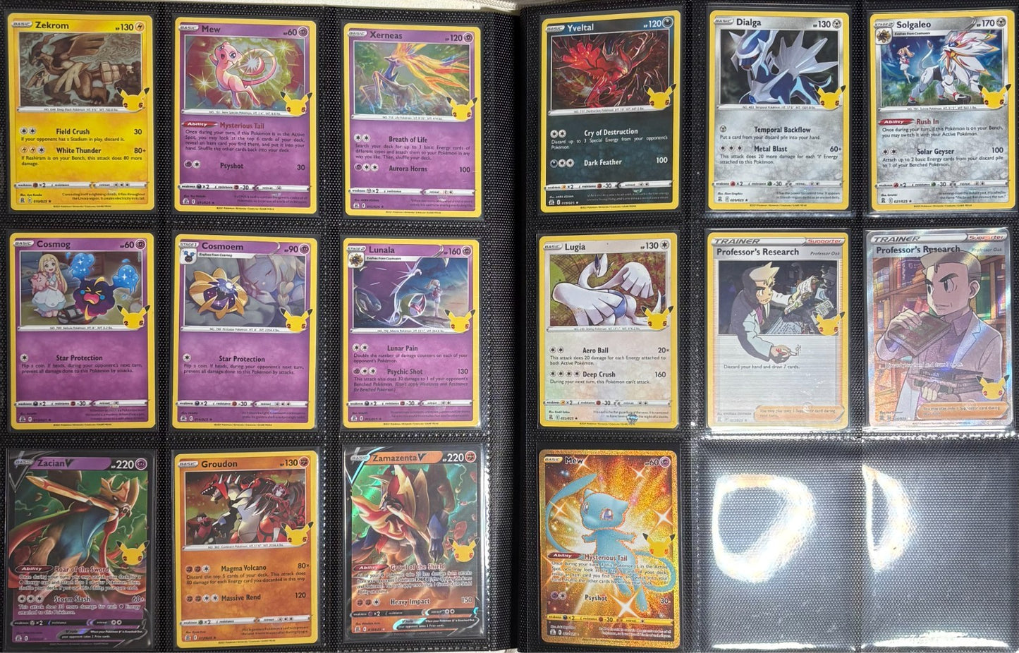 Celebrations Master Set With McDonald set All NM Pokemon 2021