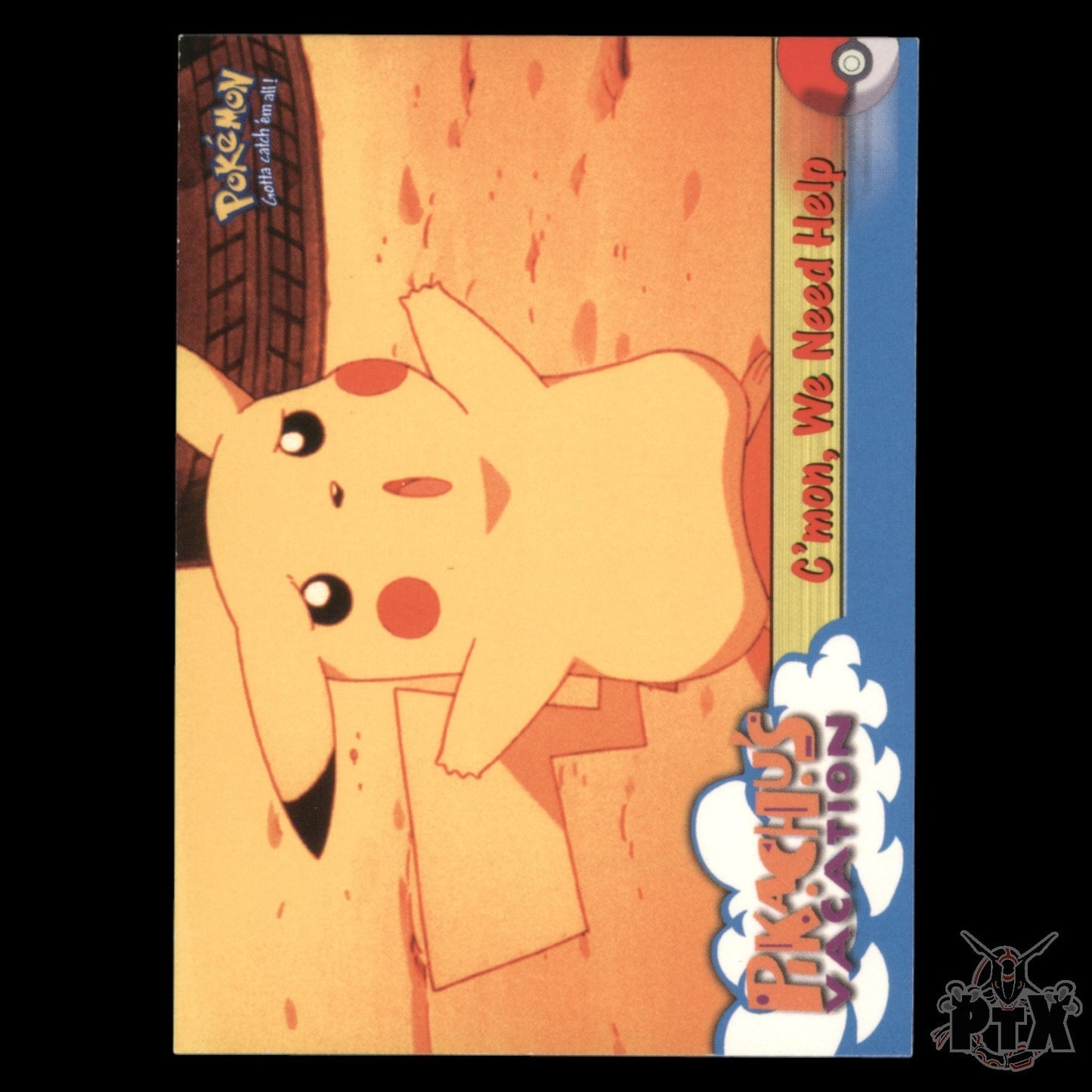 Topps The First Movie C'mon, we need help Pikachu's Vacation Pokemon 2000