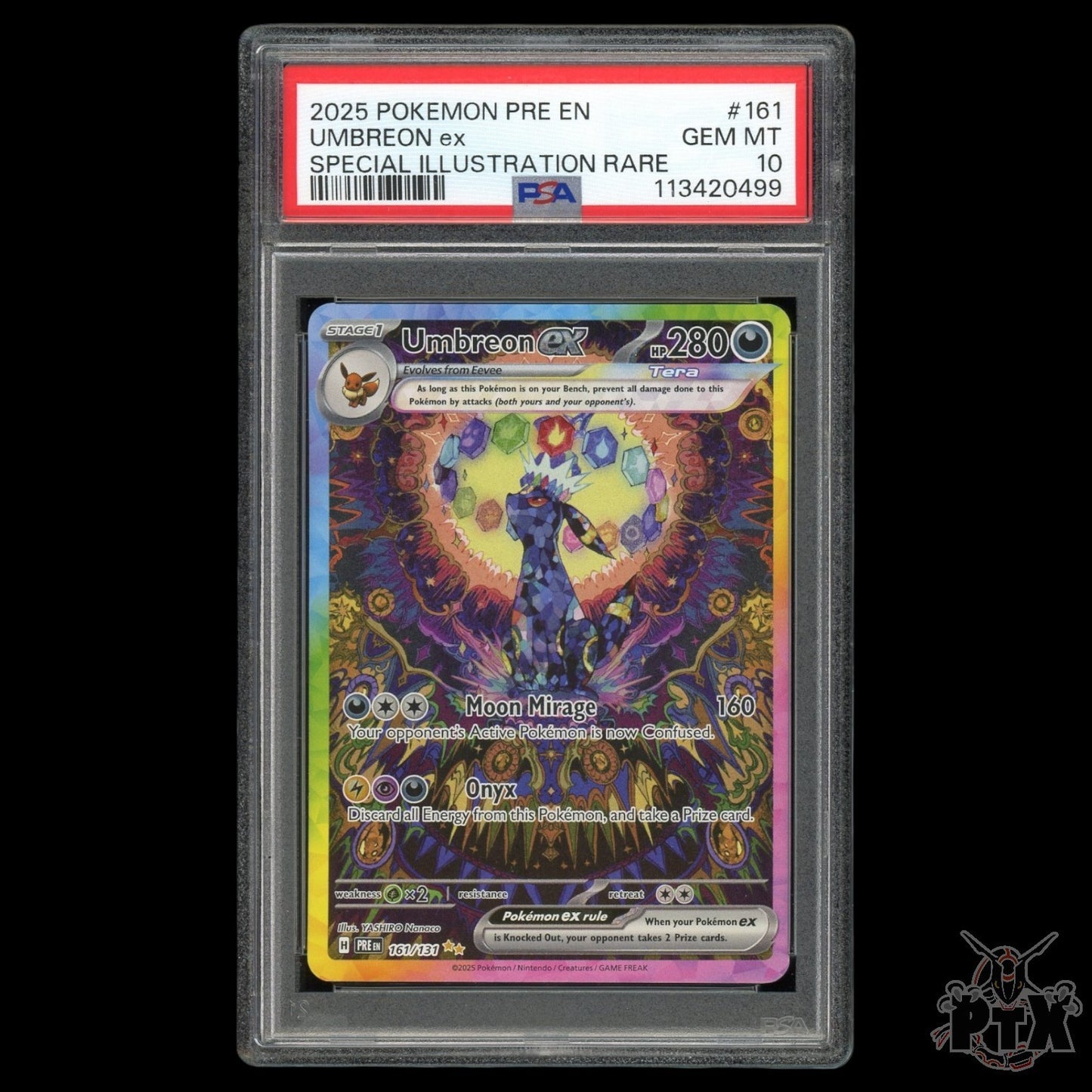 Prismatic Evolutions All Eeveelutions SIR Sequential PSA 10-8 Pokemon 2025