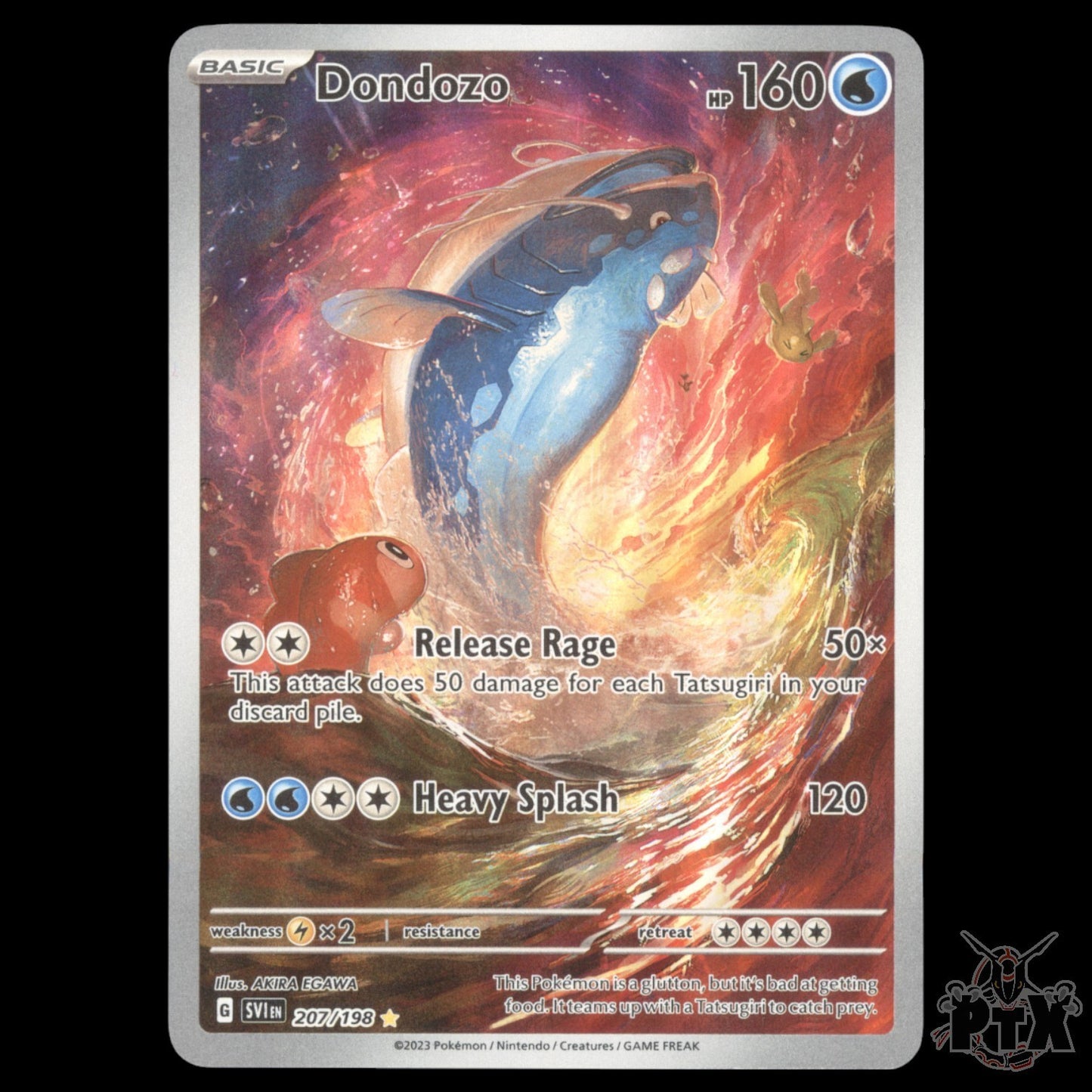 Dondozo #207/198 Scarlet & Violet Base NM/Near Mint Pokemon 2023