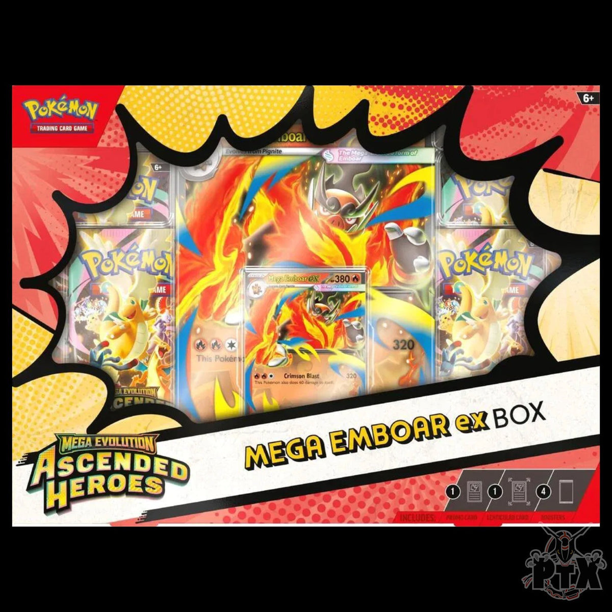 Mega Emboar ex Box Ascended Heroes Pokemon 2026
