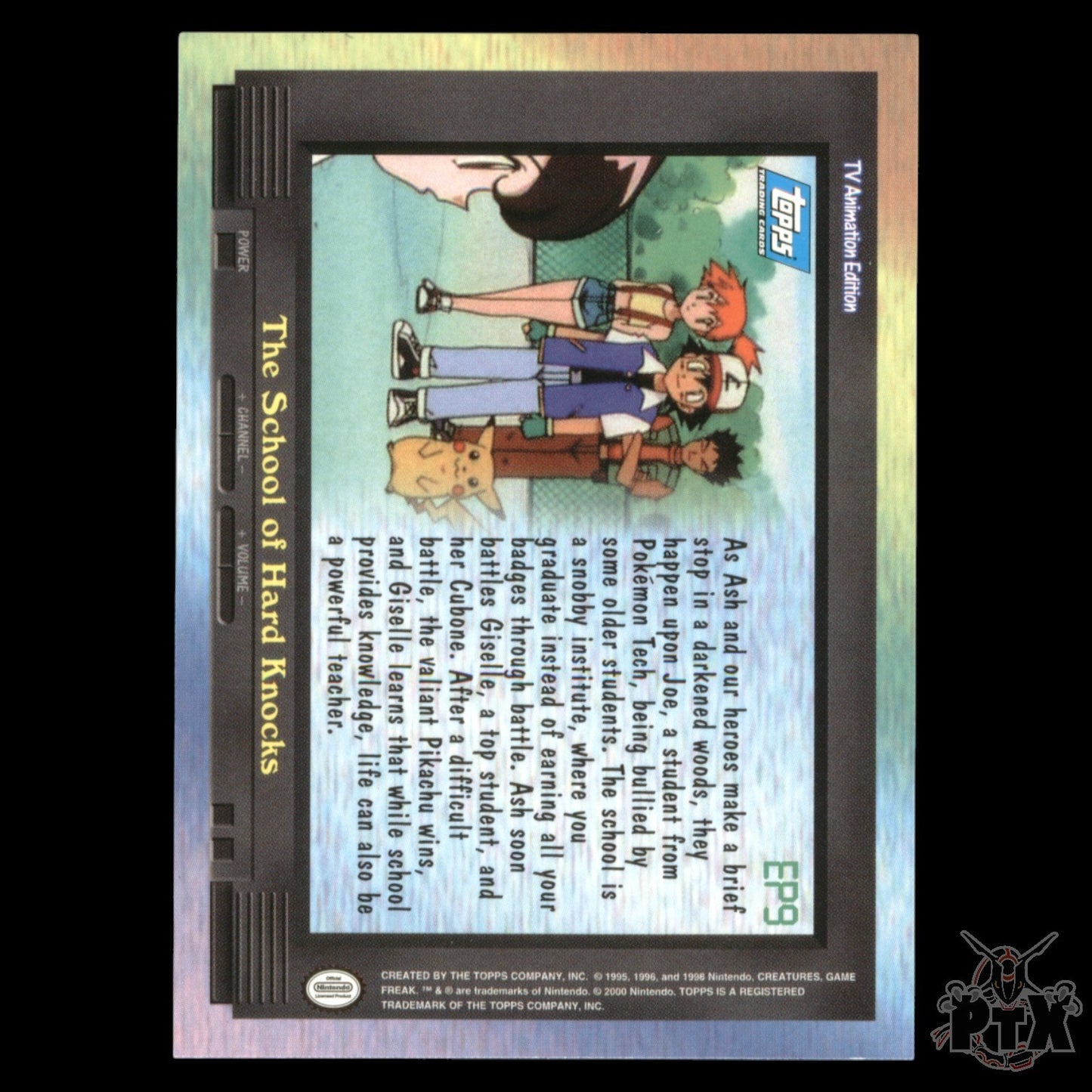 Topps Series 1 EP9 The School of Hard Knocks Pokemon 2000