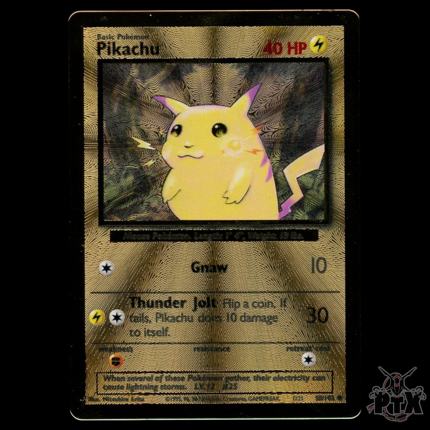 Pikachu Metal Card #58/102 Celebrations Promo Pokemon 2021
