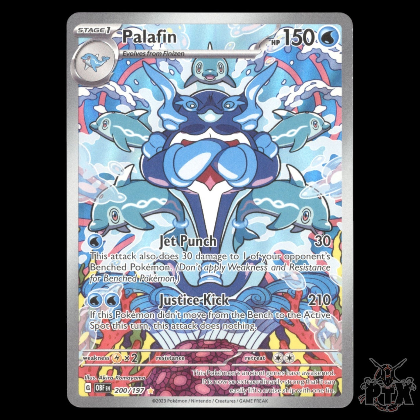 Palafin #200/197 Obsidian Flames NM/Near Mint Poekmon 2023
