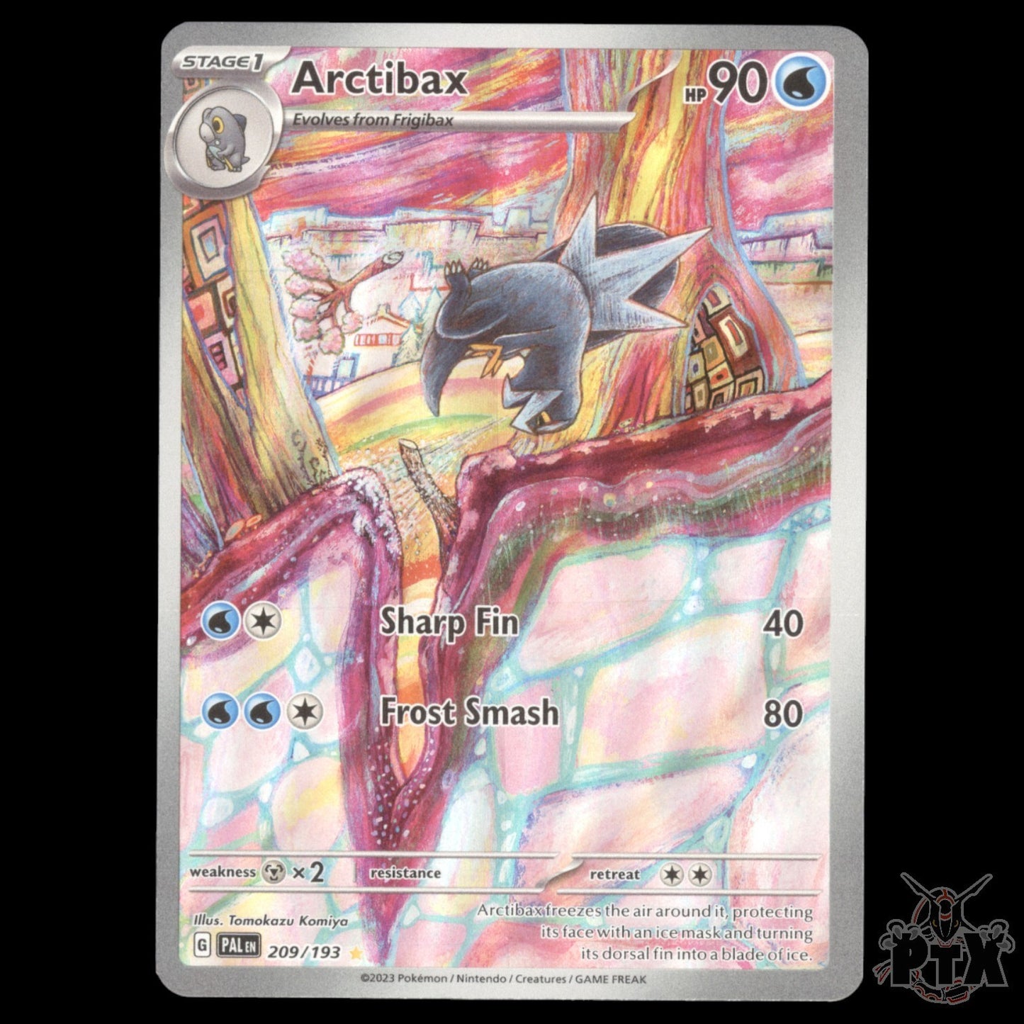 Arctibax #209/193 Paldea Evolved NM/Near Mint Pokemon 2023