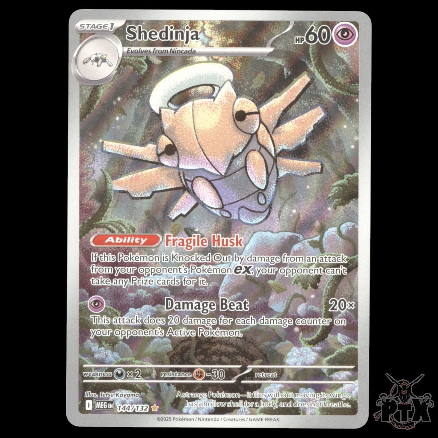 Shedinja #144/132 Mega Evolution NM/Near Mint Pokemon 2025