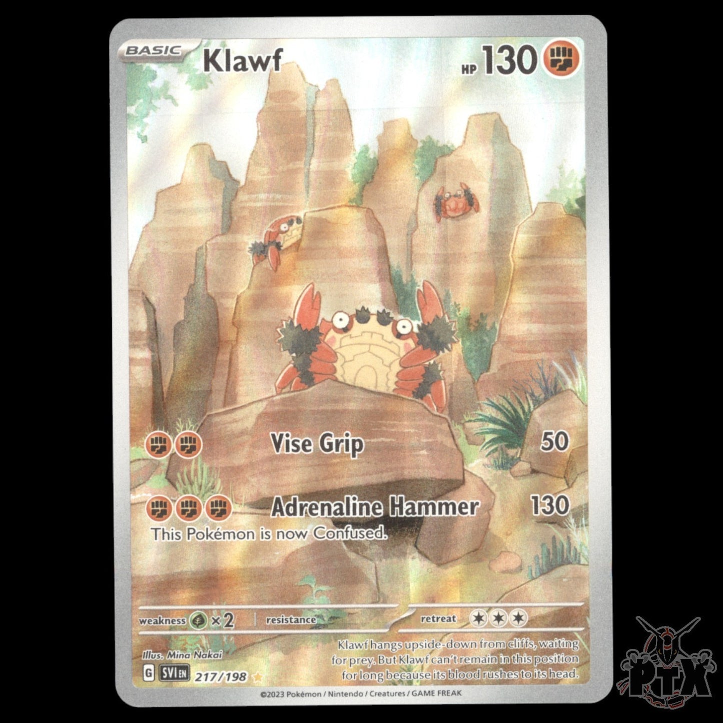 Klawf #217/198 Scarlet & Violet Base NM/Near Mint Pokemon 2023
