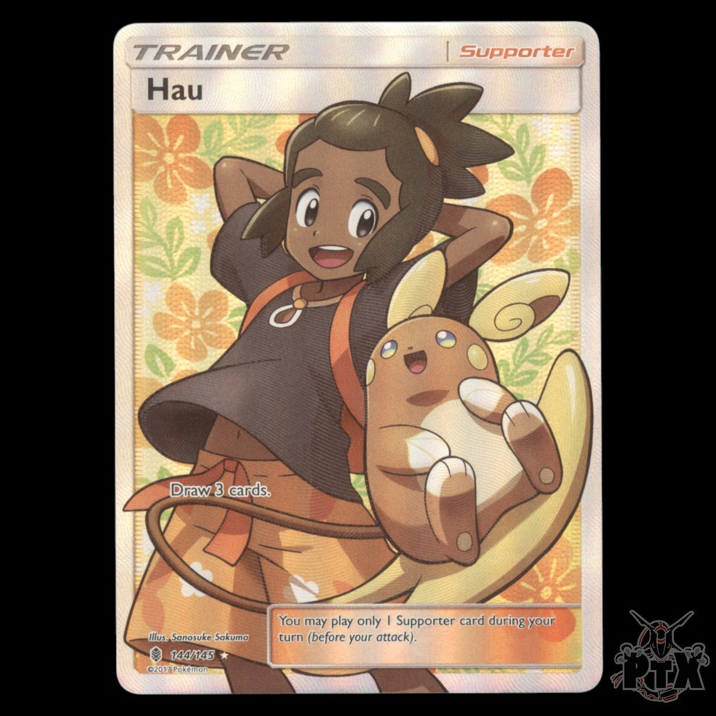 Hau #144/145 Guardians Rising NM/Near Mint Pokemon 2017
