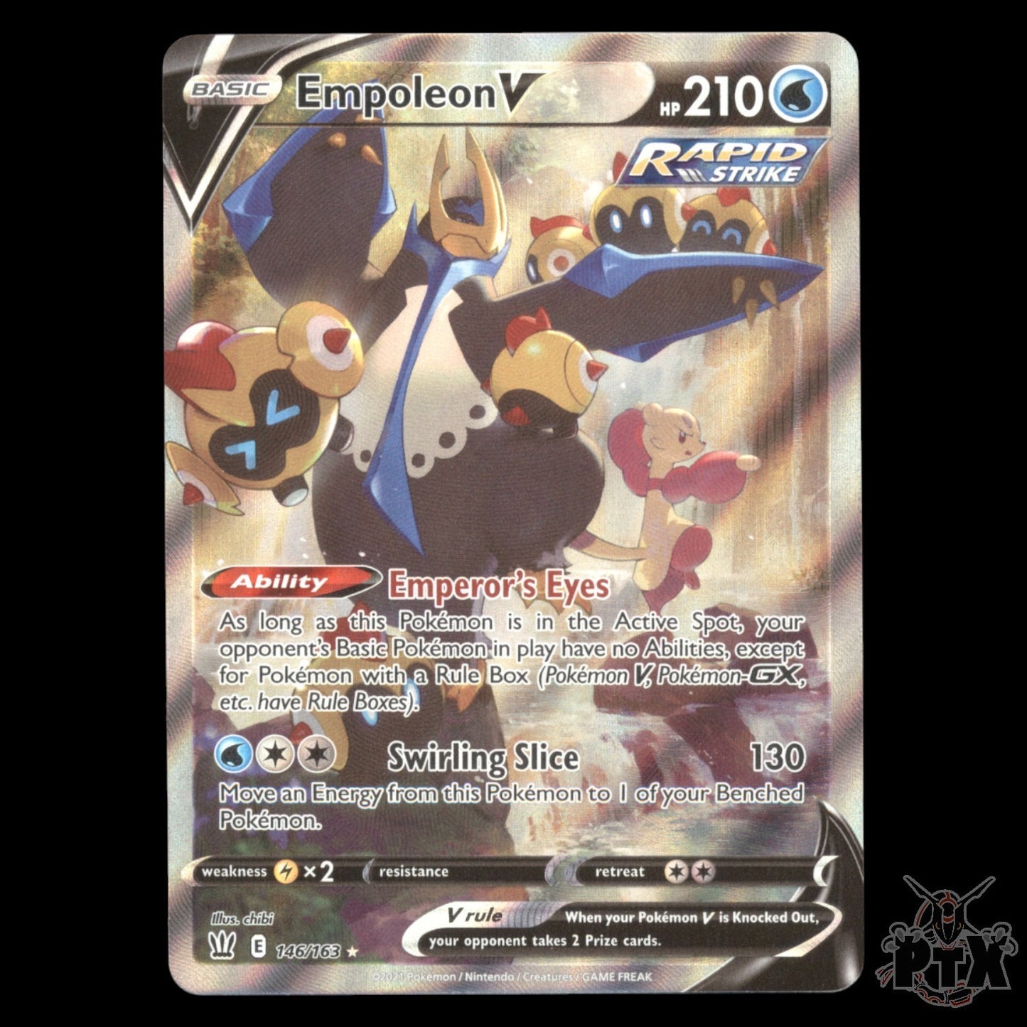 Empoleon V #146/163 Battle Styles NM/Near Mint Pokemon 2021