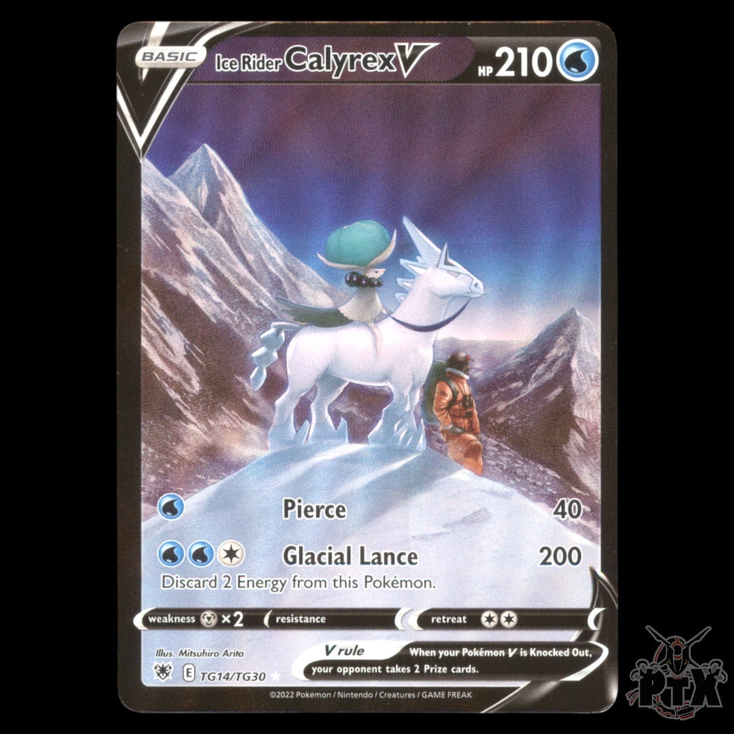 Ice Rider Calyrex V #TG14/TG30 Astral Radiance NM/Near Mint Pokemon 2022