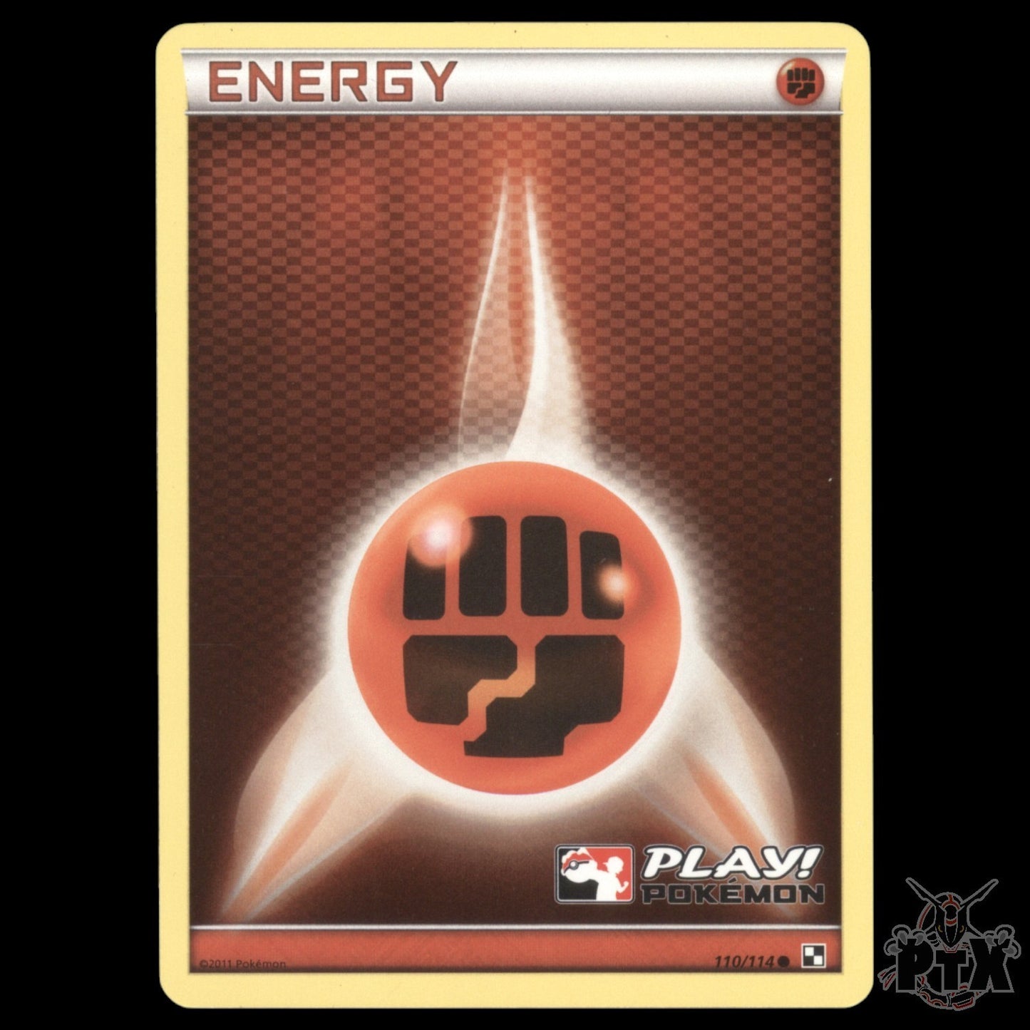 Fighting Energy PLAY! Holo #110/114 Promo NM/Near Mint Pokemon 2011