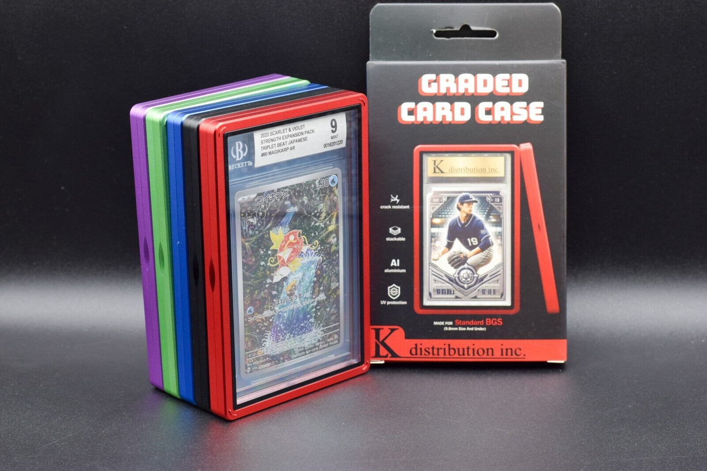 BGS Beckett Graded Card Metal Slab Bumper Guard Protector For BGS 5 COLORS PSA
