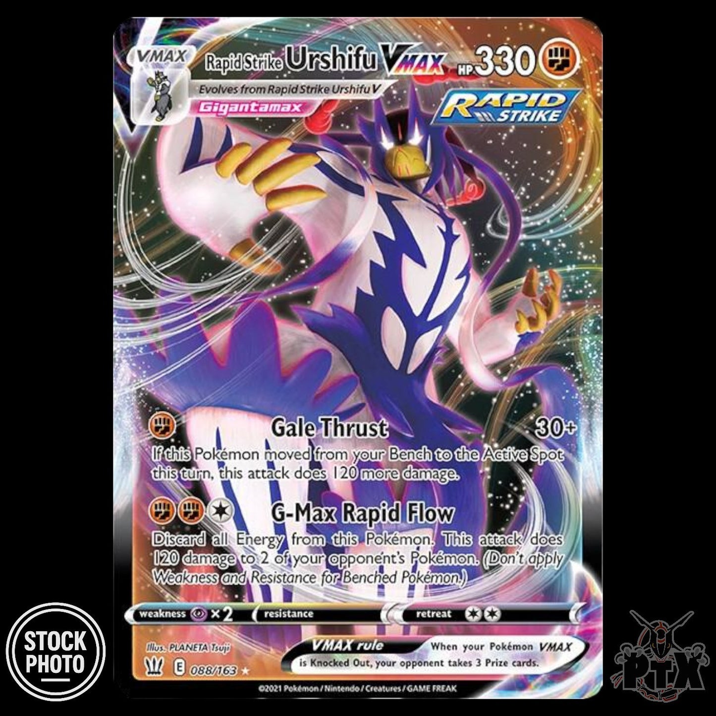 Urshifu VMAX #088/163 Battle Styles NM/Near Mint Pokemon 2021