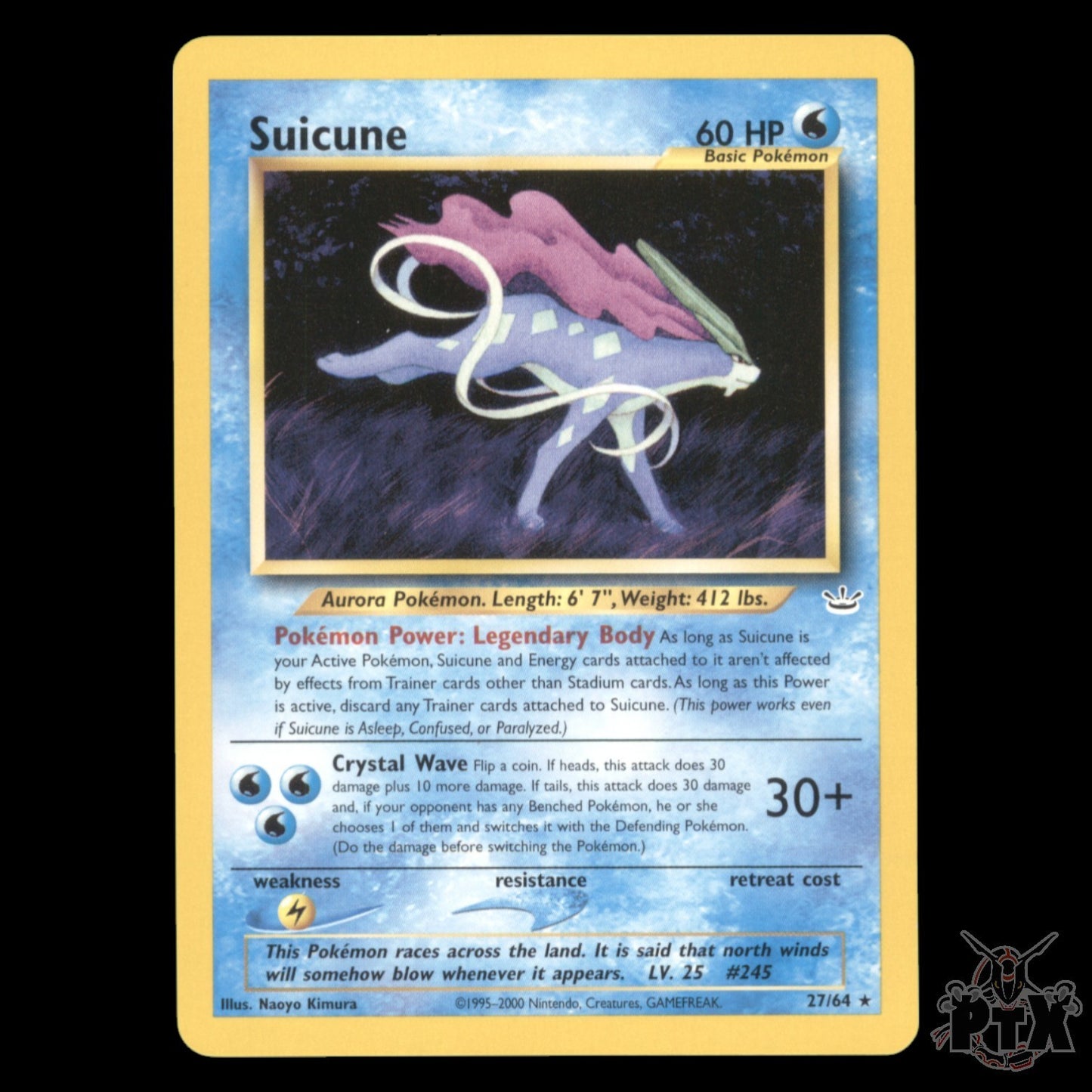 Suicune #27/64 Neo Revelation NM/Near Mint Pokemon 2000