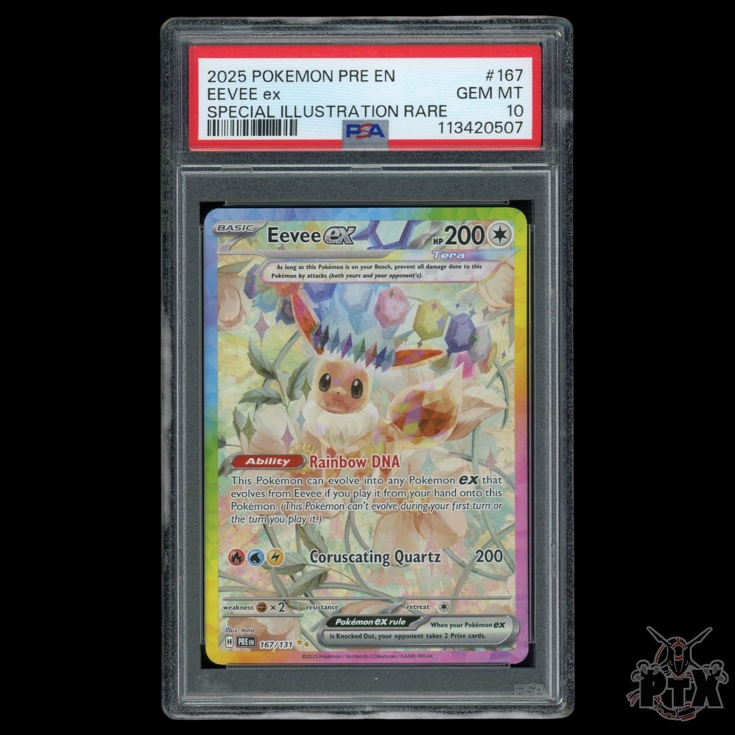 Prismatic Evolutions All Eeveelutions SIR Sequential PSA 10-8 Pokemon 2025