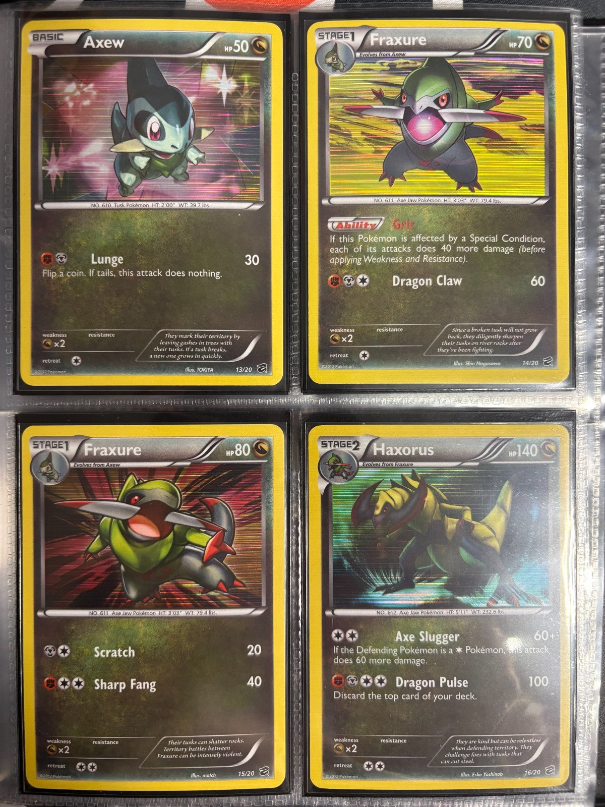 Dragon Vault Master Set 20/21 All Holo NM/LP Pokemon 2012