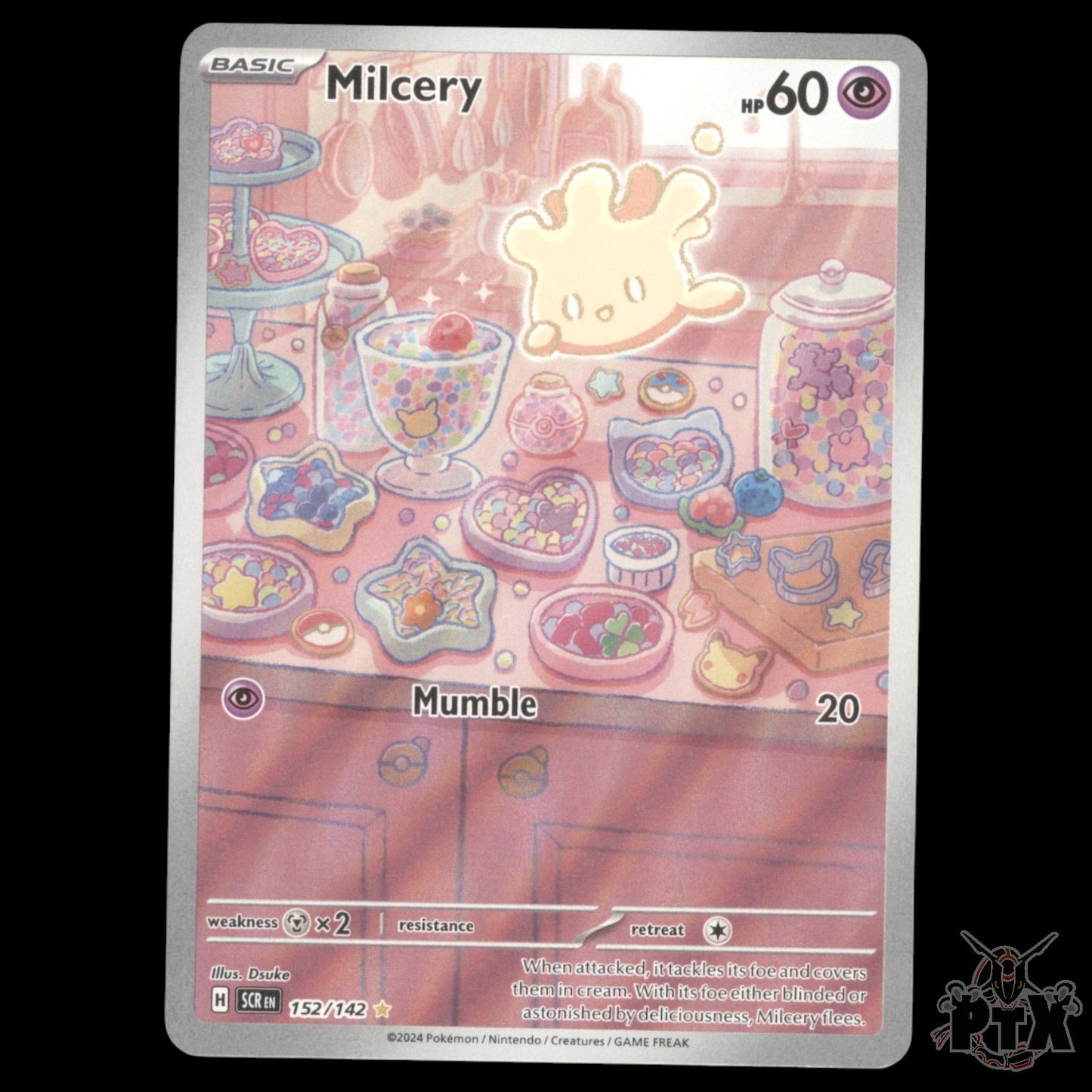 Milcery #152/142 Stellar Crown NM/Near Mint Pokemon 2024