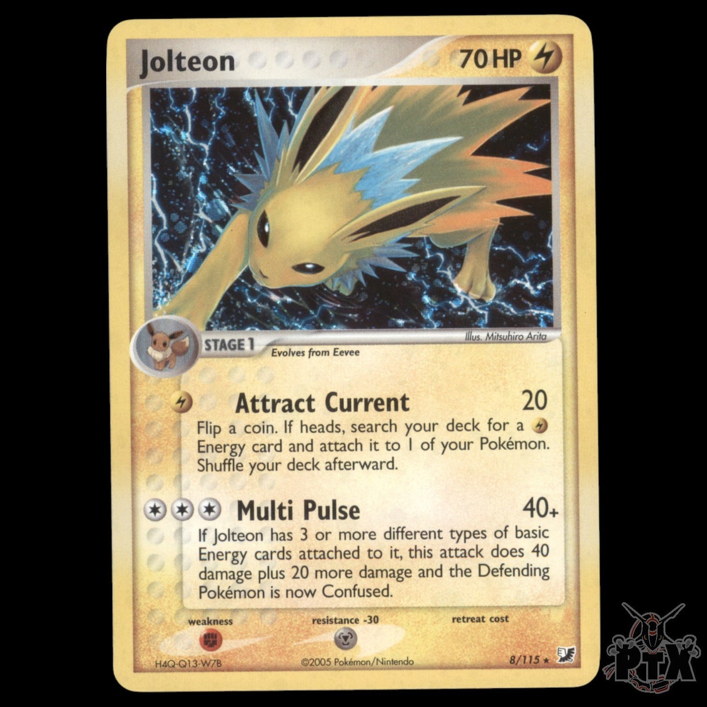 Jolteon Holo #8/115 Unseen Forces NM/Near Mint Pokemon 2005