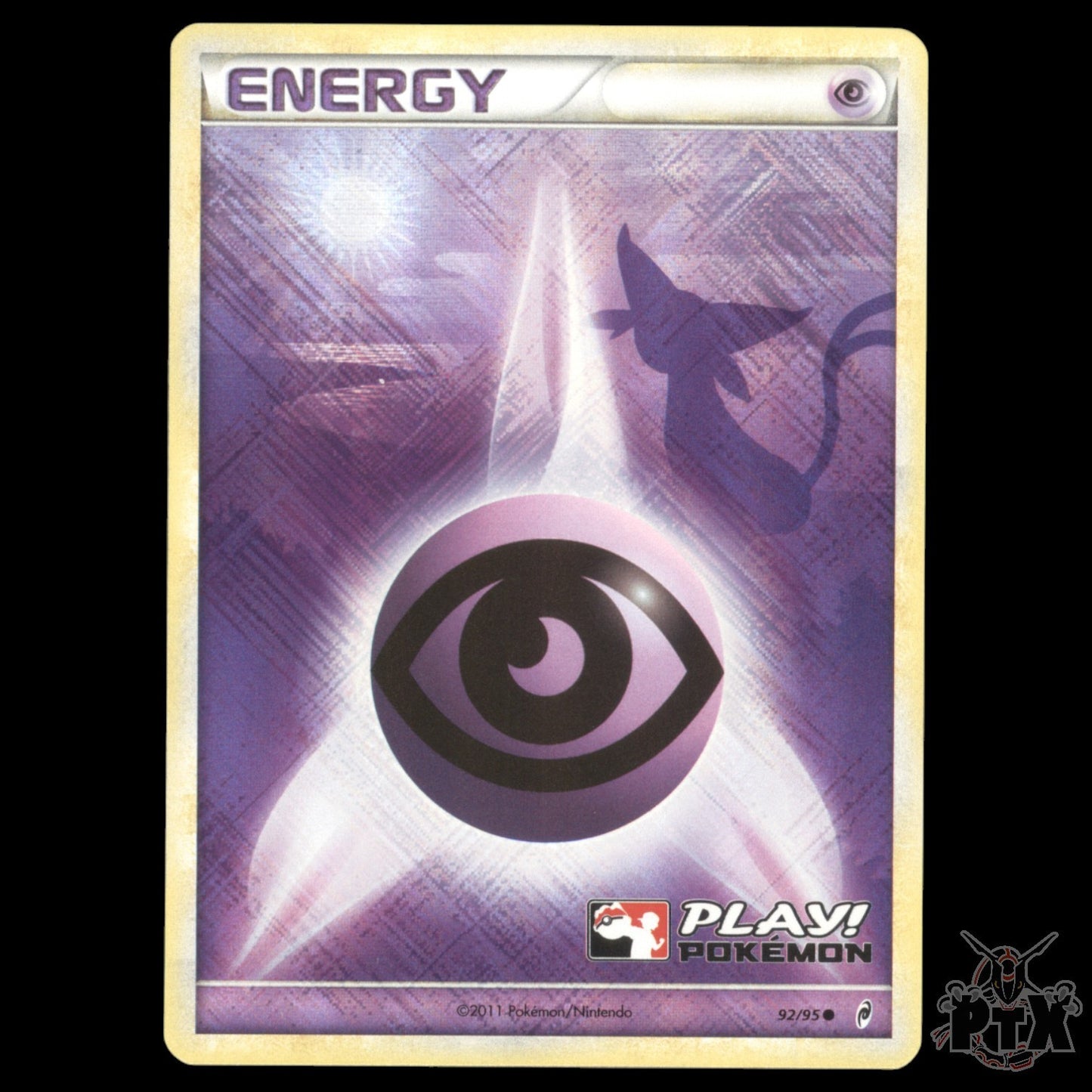 Psychic Energy PLAY! Holo #92/95 Call of Legends Promo NM/Near Mint Pokemon 2011