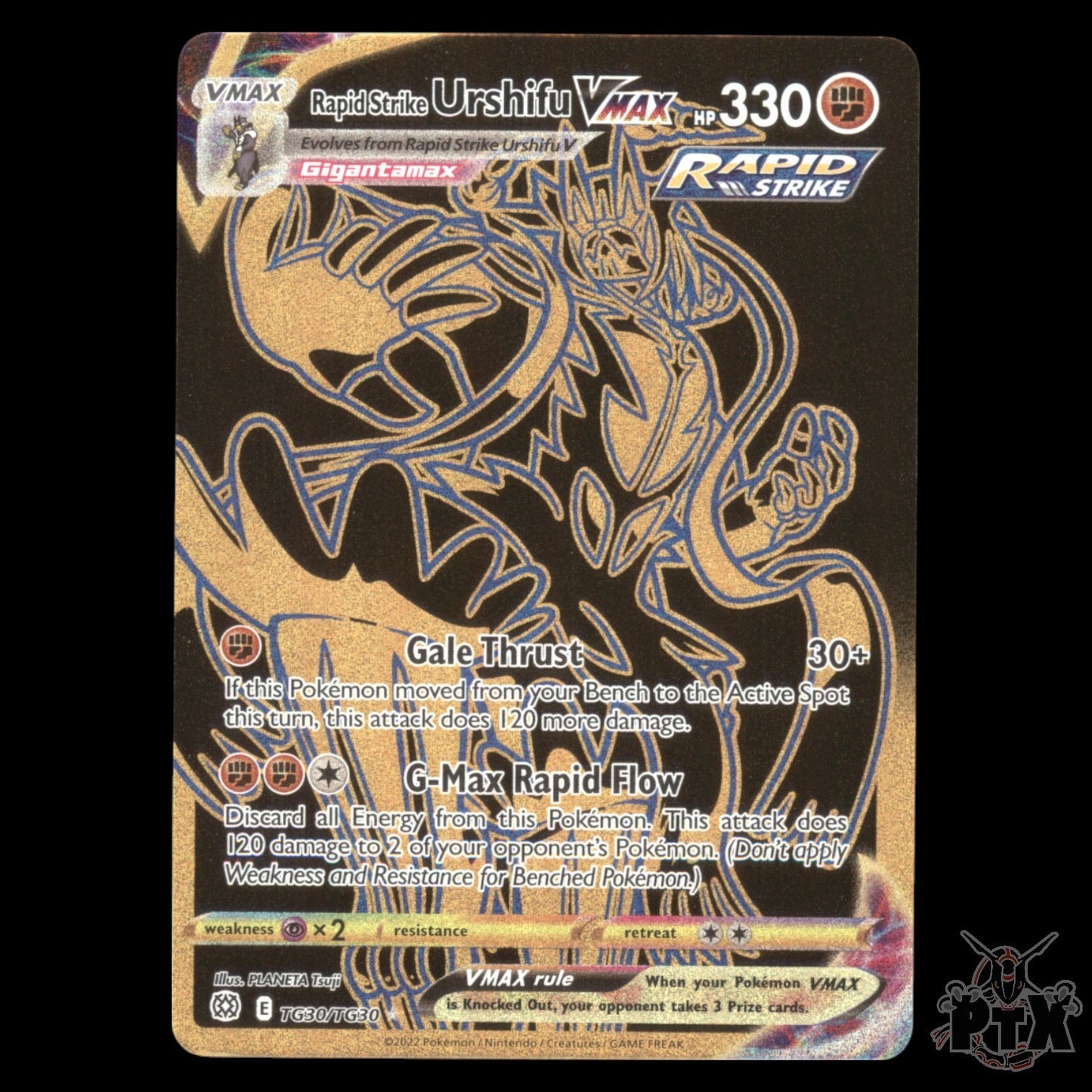 Rapid Strike Urshifu VMAX #TG30/TG30 Brilliant Stars NM/Near Mint Pokemon 2022