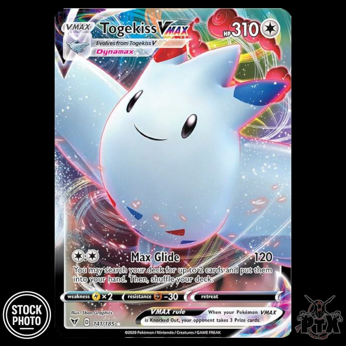 Togekiss VMAX #141/185 Vivid Voltage NM/Near Mint Pokemon 2020