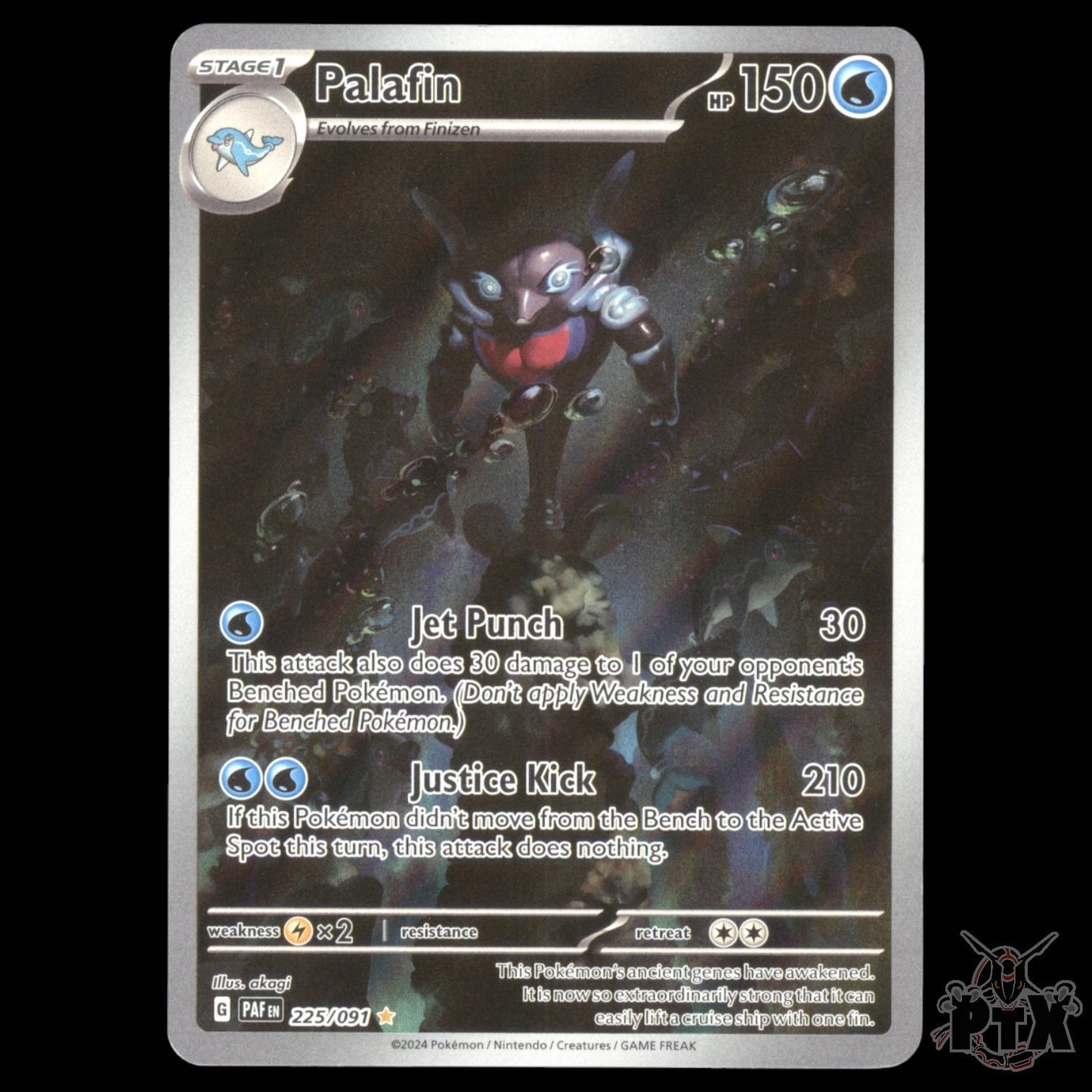 Palafin #225/091 Paldean Fates NM/Near Mint Pokemon 2024