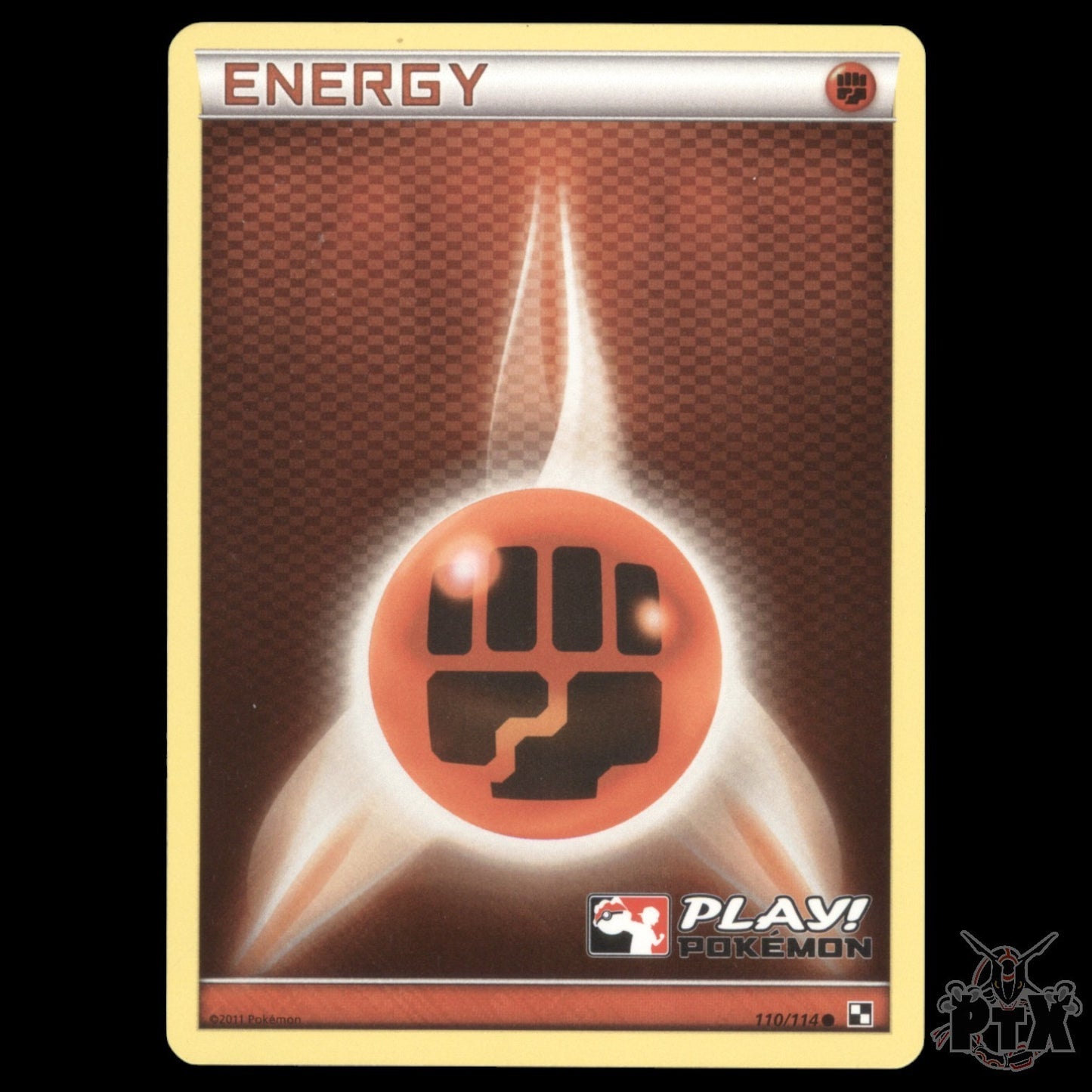 Fighting Energy PLAY! Holo #110/114 Promo NM/Near Mint Pokemon 2011