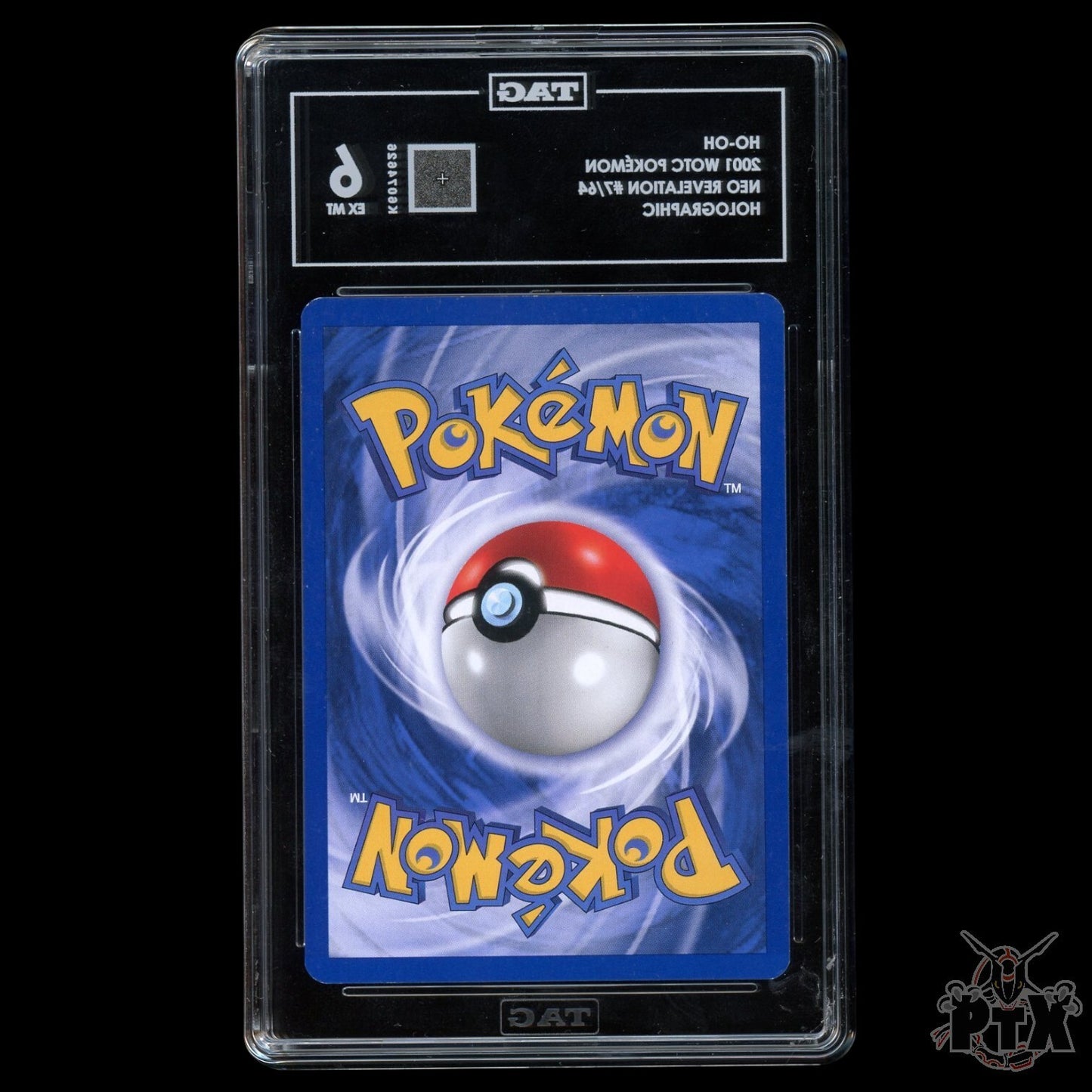 Ho-oh Holo #7/64 TAG 6 Double Holo Error Neo Revelation Pokemon 2001