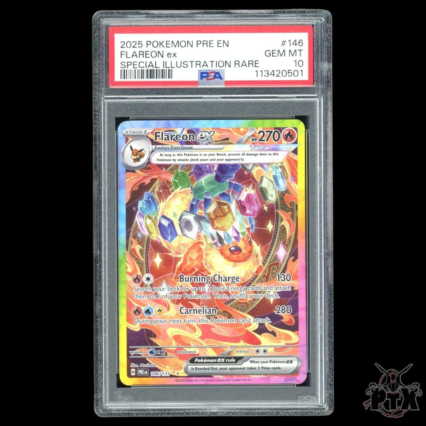 Prismatic Evolutions All Eeveelutions SIR Sequential PSA 10-8 Pokemon 2025