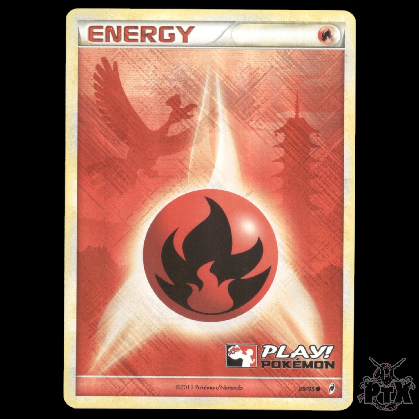 Fire Energy PLAY! Holo #89/95 Call of Legends Promo NM/Near Mint Pokemon 2011