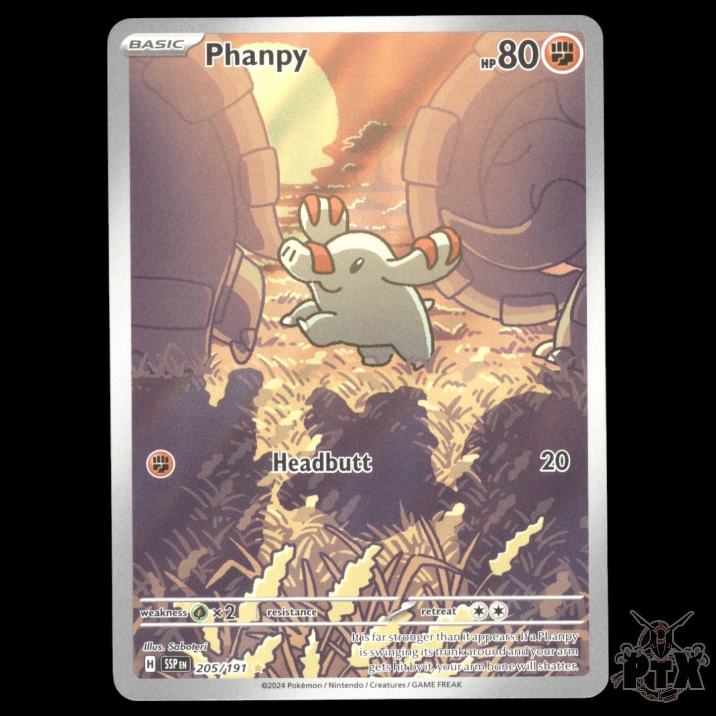 Phanpy #205/191 Surging Sparks NM/Near Mint Pokemon 2024