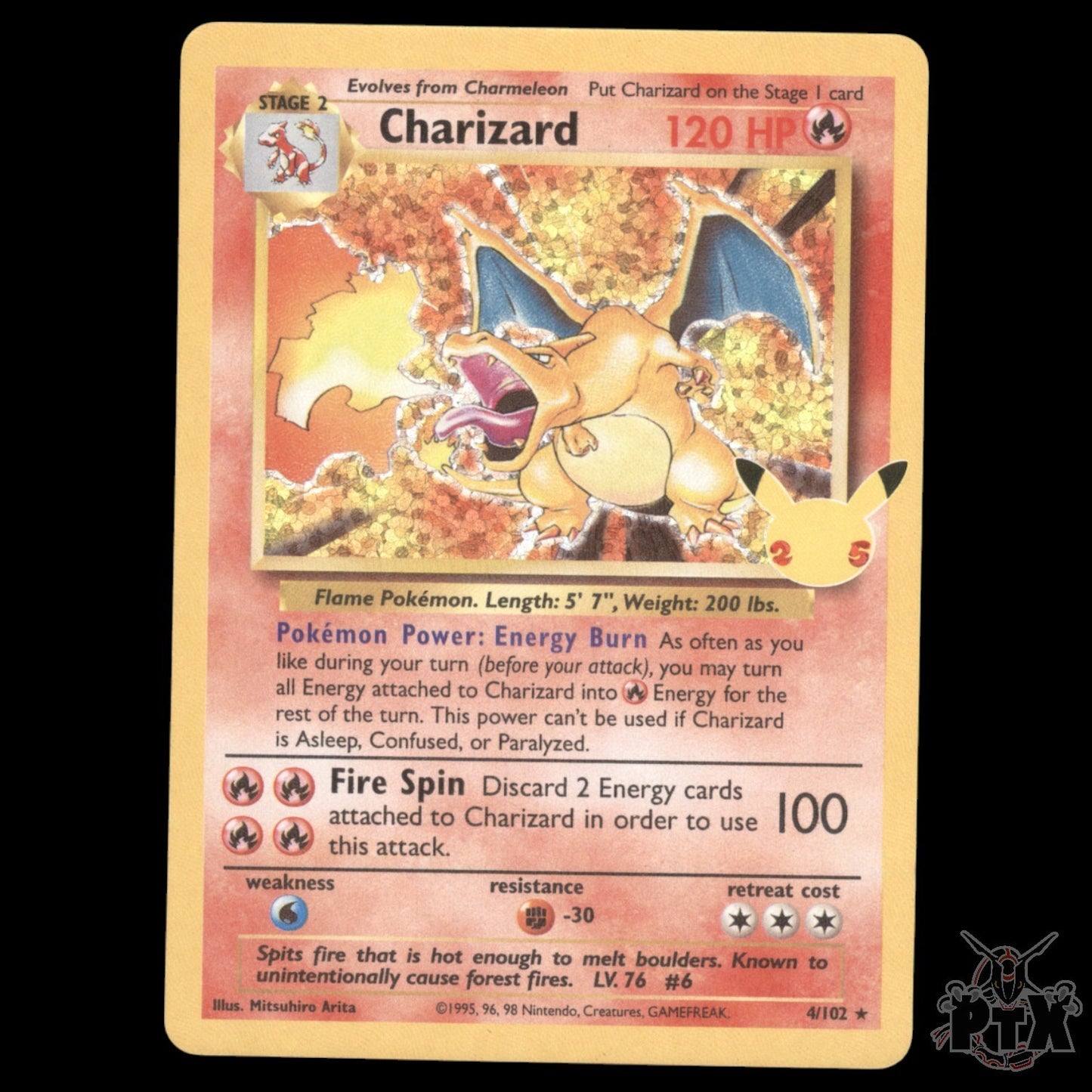 Charizard #4/102 Celebrations NM/Near Mint Pokemon 2021