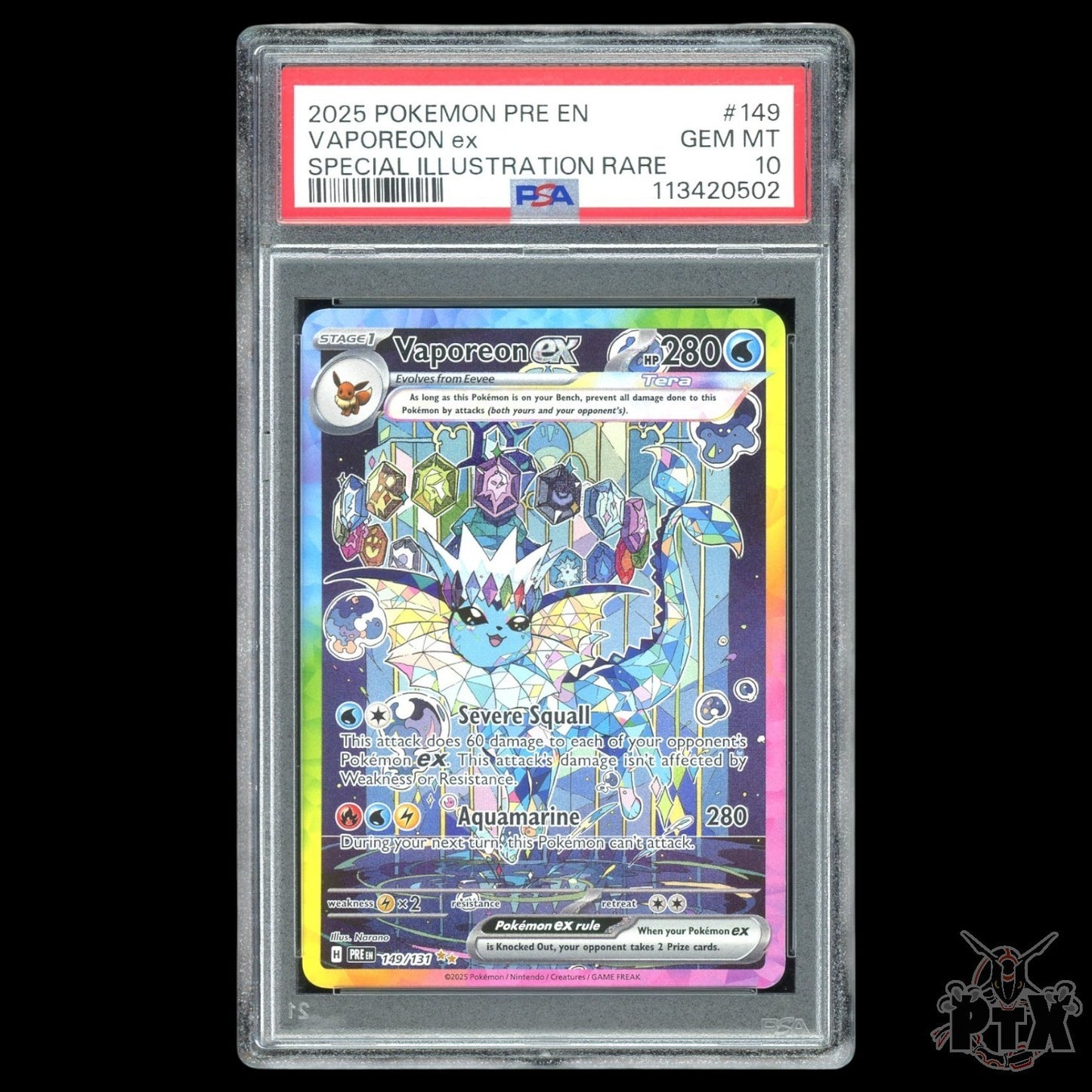 Prismatic Evolutions All Eeveelutions SIR Sequential PSA 10-8 Pokemon 2025