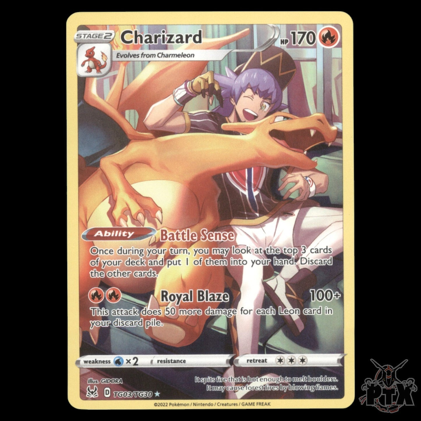 Charizard #TG03/TG30 Lost Origin SWSH NM/Near Mint Pokemon 2022