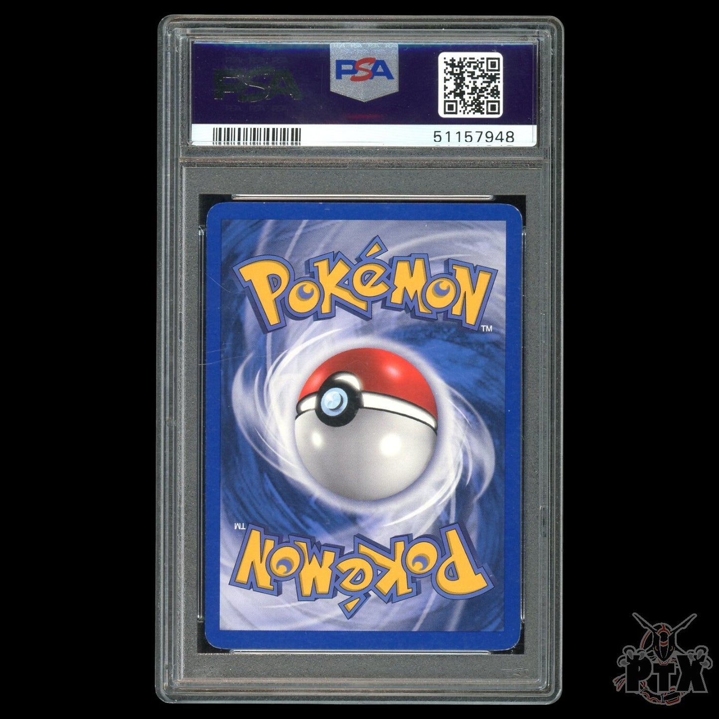 Larvitar Reverse Holo #52/106 PSA 8 EX Emerald Pokemon 2005