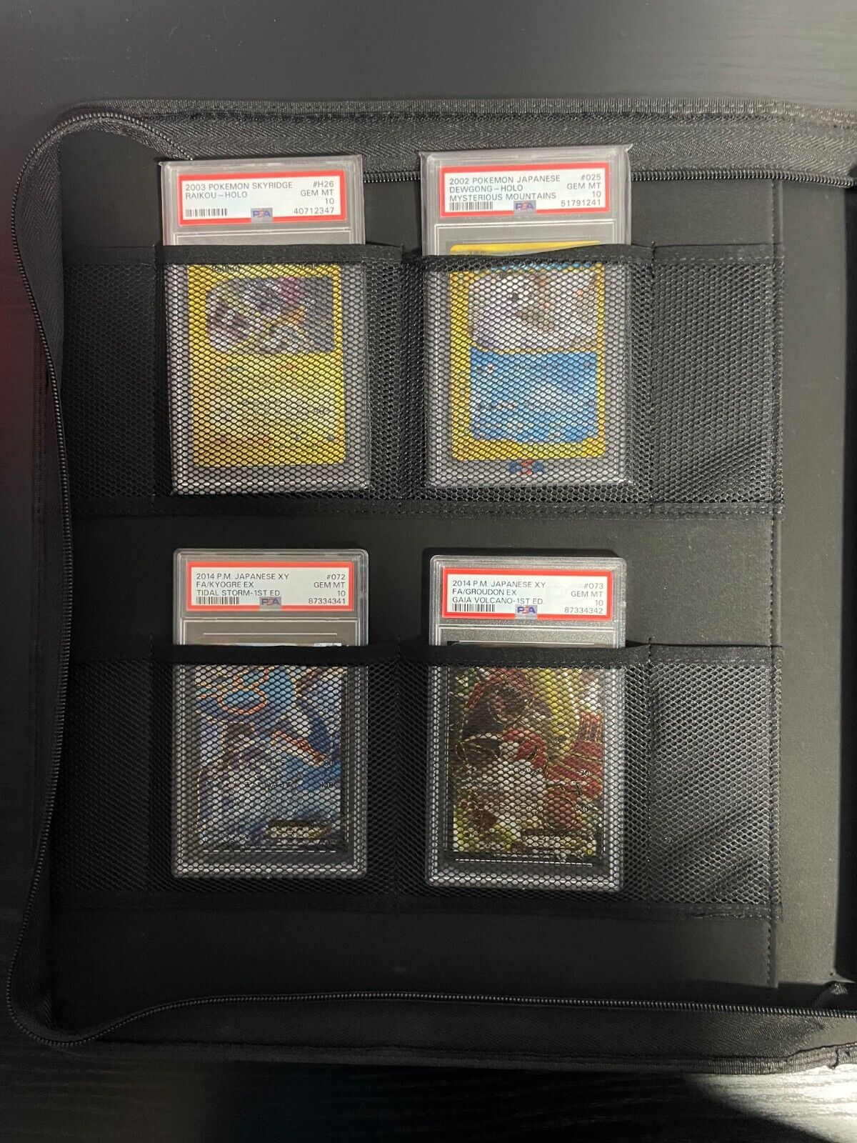 Graded Card Slab Binder For PSA & CGC High Quality Dark Background 48 Pocket