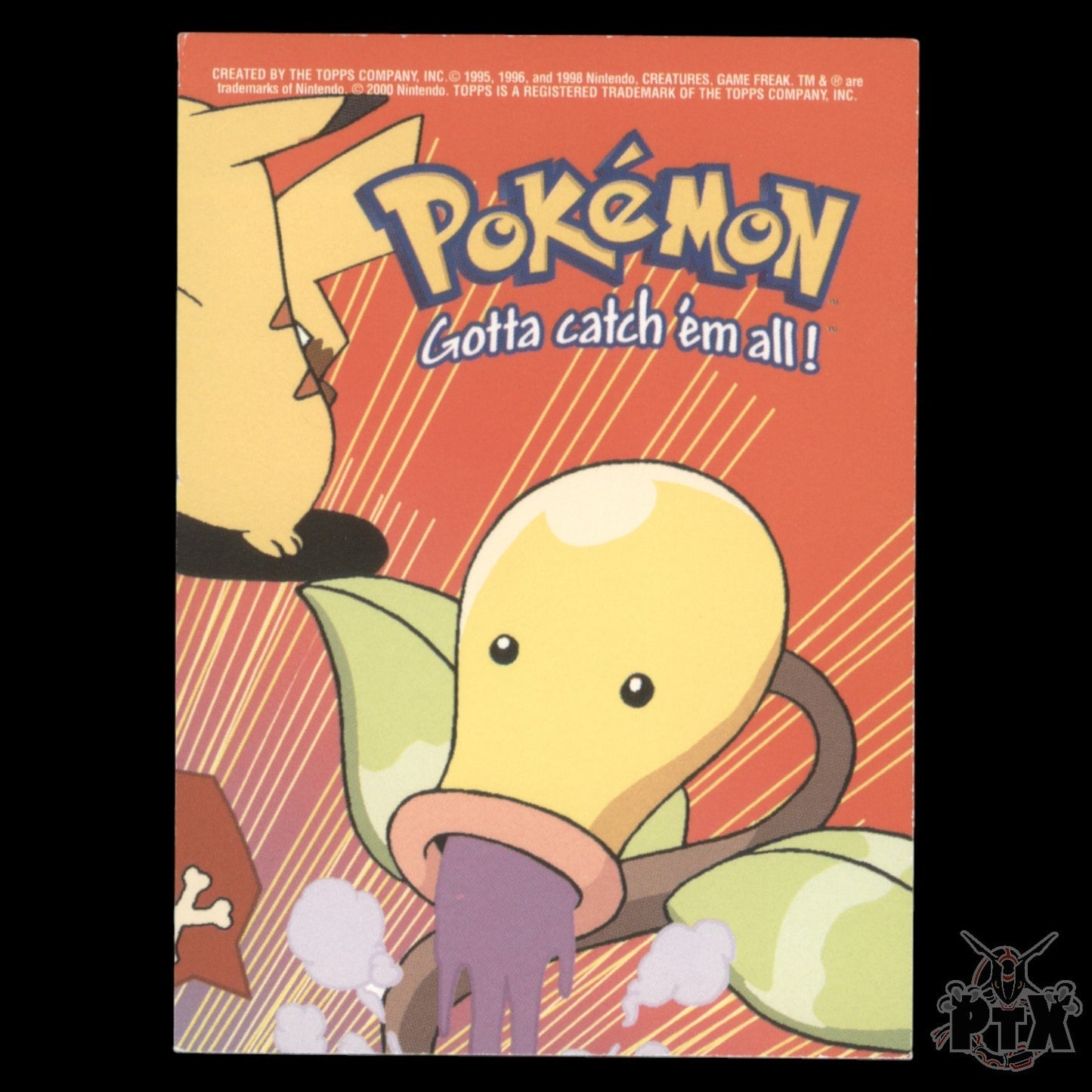 Topps Series 1 Geodude #74 Sticker 7/10 Puzzle LP/Lightly Played Pokemon 2000