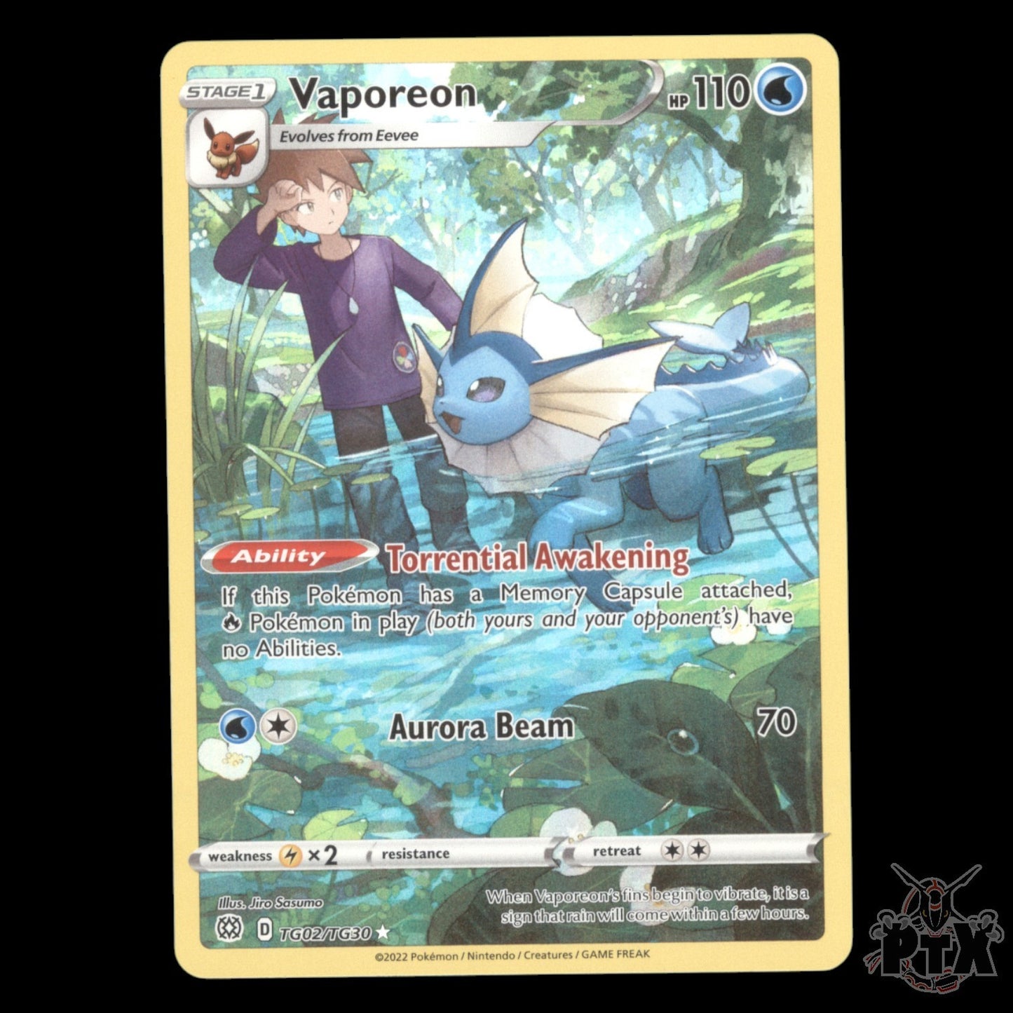 Vaporeon #TG02/TG30 Brilliant Stars NM/Near Mint Pokemon 2022