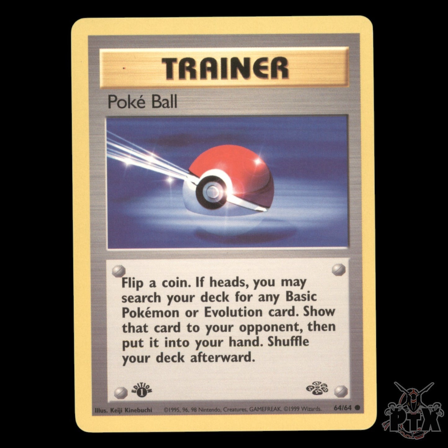 Poké Ball #64/64 1st Edition Jungle NM/Near Mint Pokemon 1999