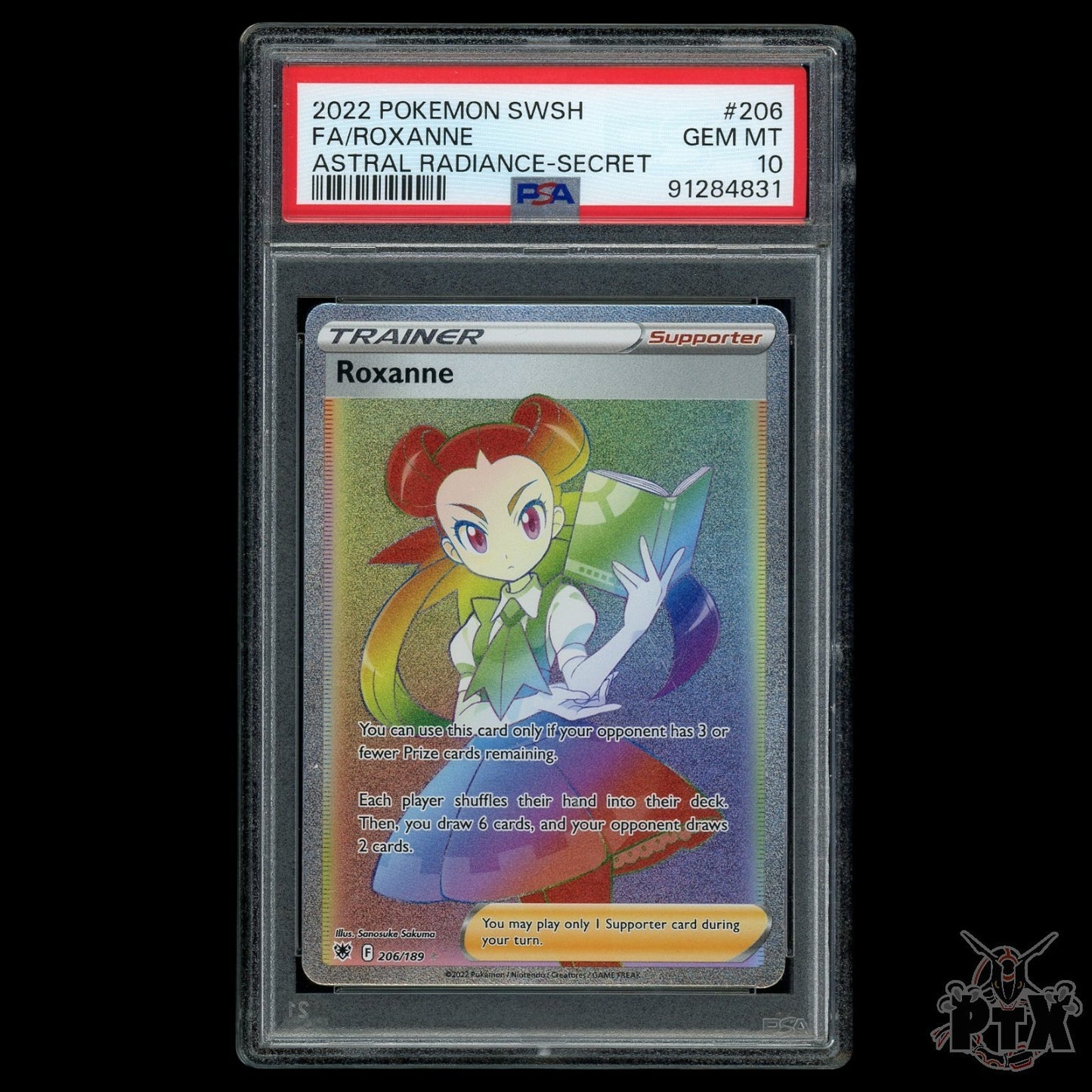 Roxanne #206/189 PSA 10 Astral Radiance Pokemon 2022