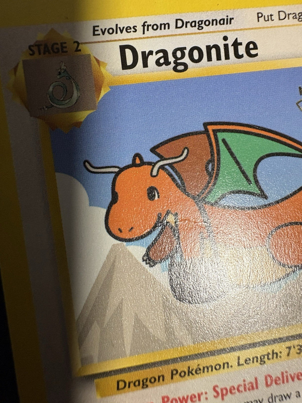 Dragonite #05/53 WoTC Promo LP (Light Crease) Pokemon 1999