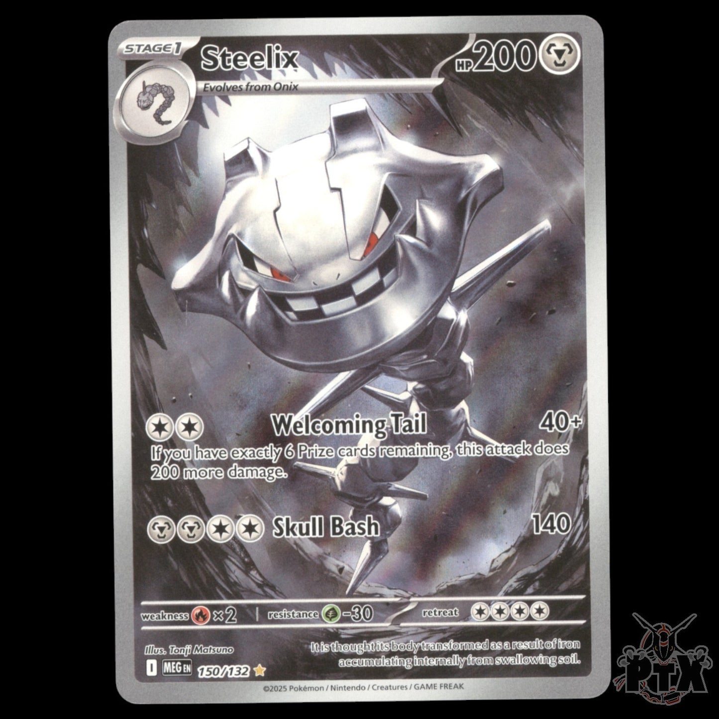 Steelix #150/132 Mega Evolution NM/Near Mint Pokemon 2025