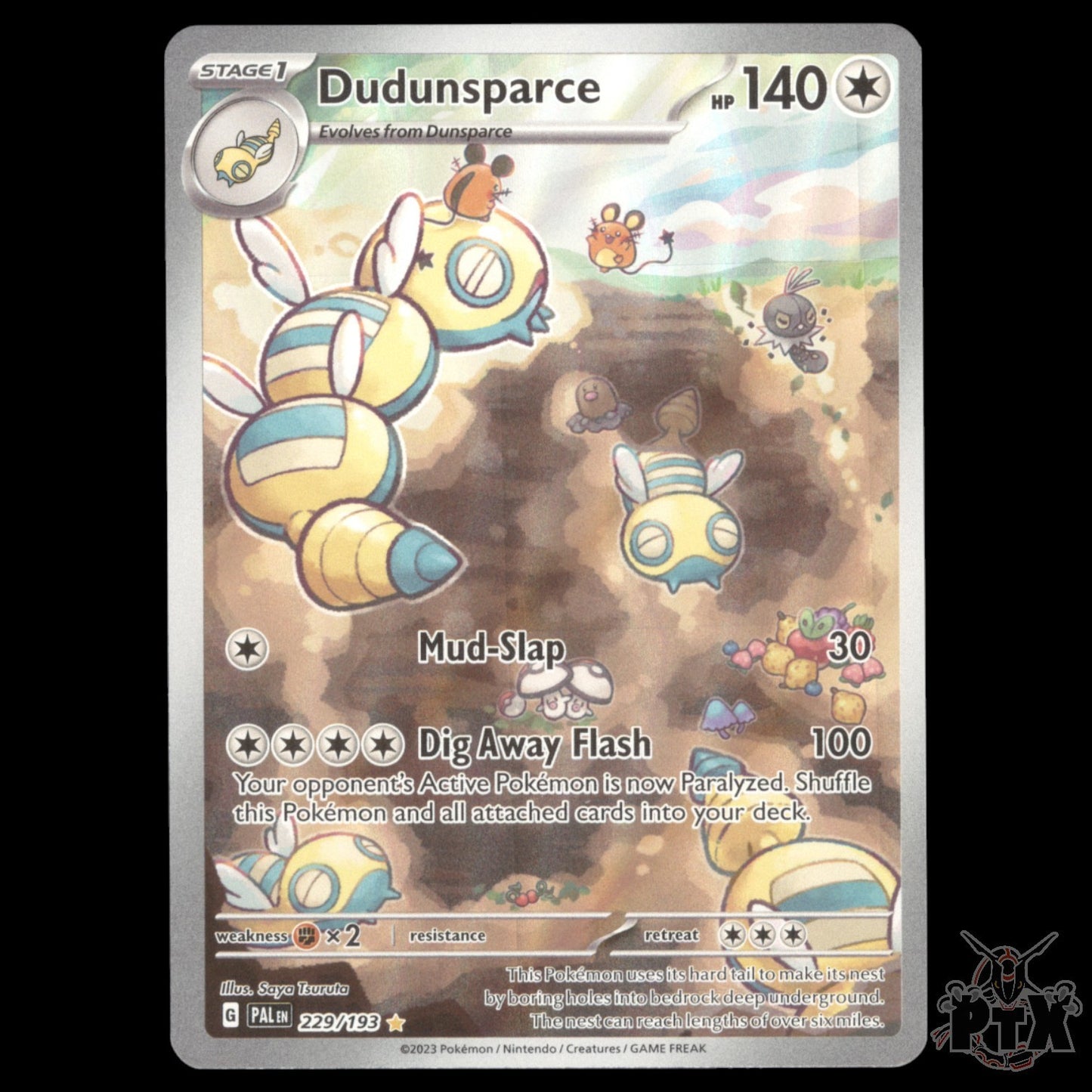 Dundunsparce #229/193 Paldea Evolved NM/Near Mint Pokemon 2023