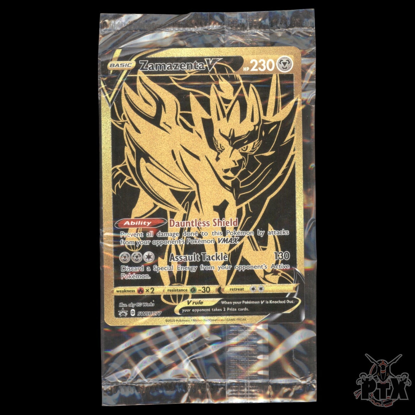 Zamazenta V #SWSH077 Promo Sealed NM/Near Mint Pokemon 2020