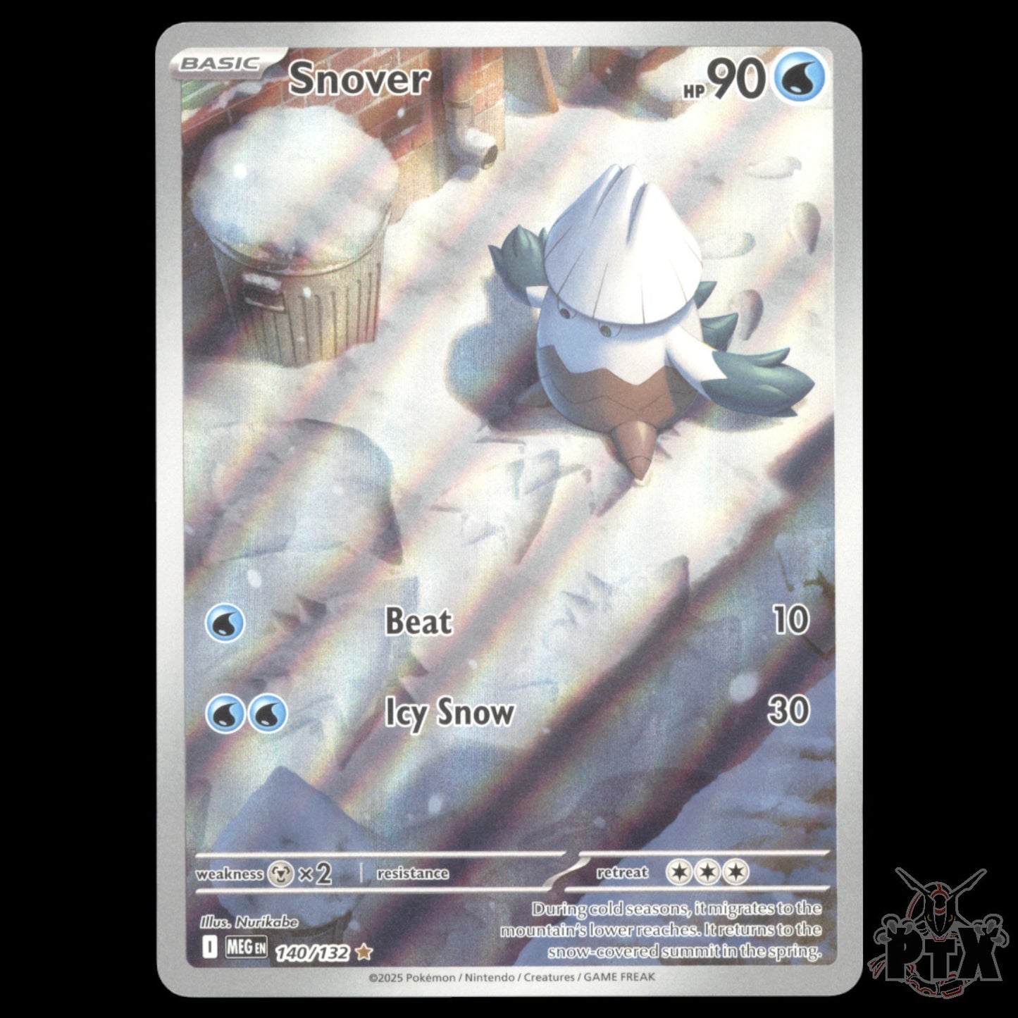Snover #140/132 Mega Evolution NM/Near Mint Pokemon 2025