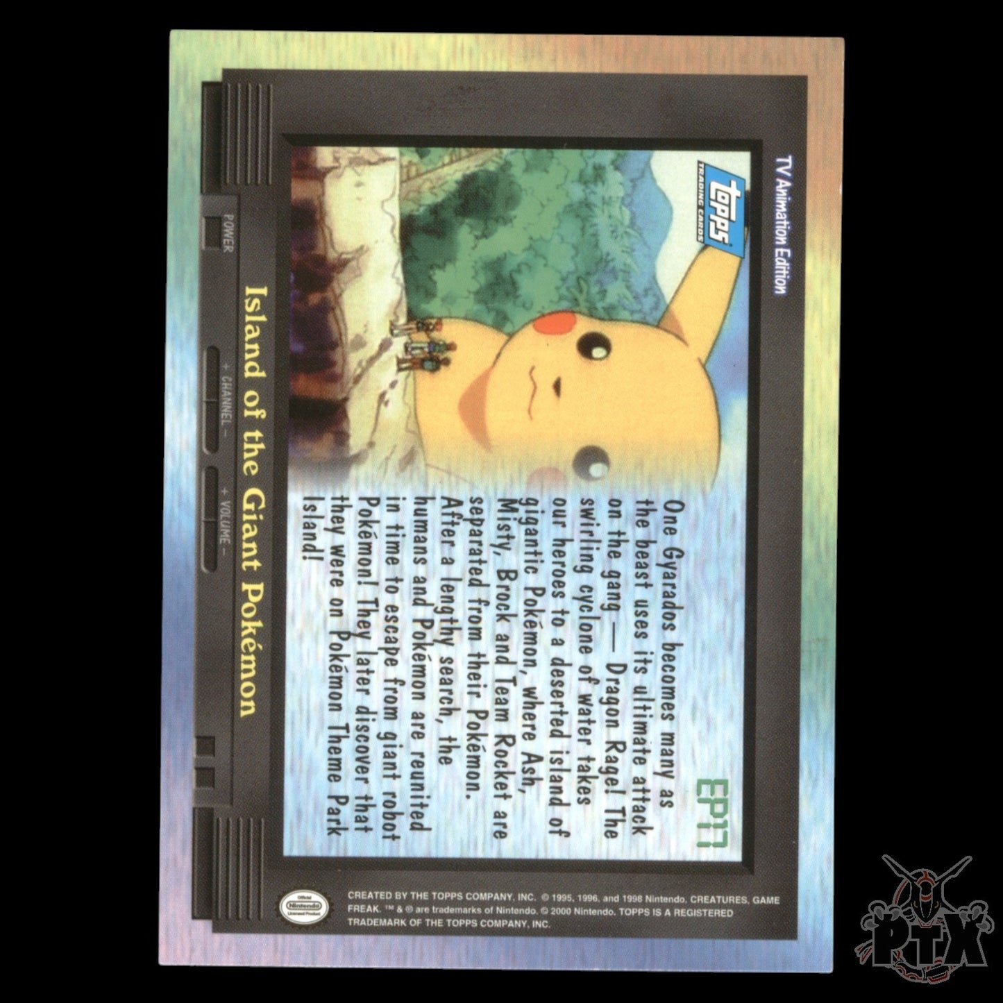 Topps Series 1 EP17 Island of the Giant Pokemon Pokemon 2000