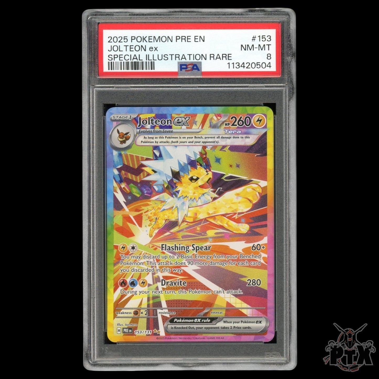 Prismatic Evolutions All Eeveelutions SIR Sequential PSA 10-8 Pokemon 2025