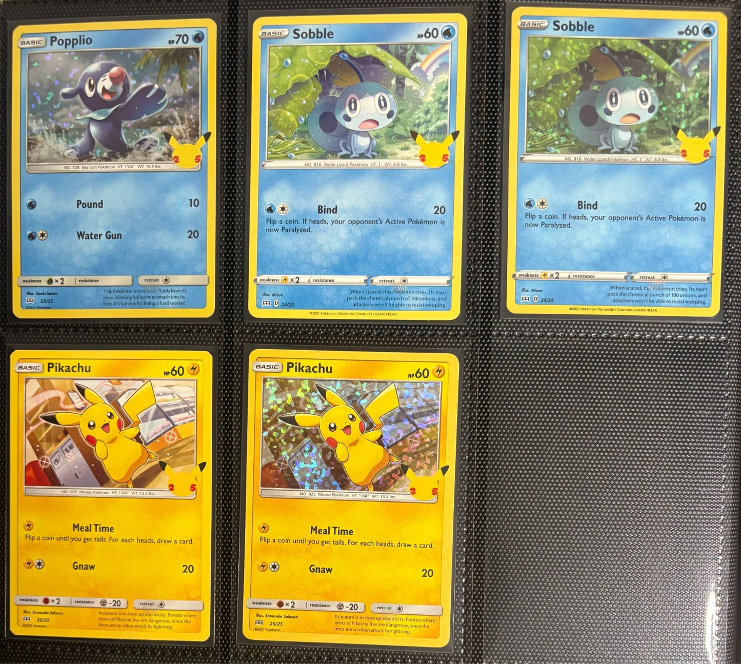 Celebrations Master Set With McDonald set All NM Pokemon 2021