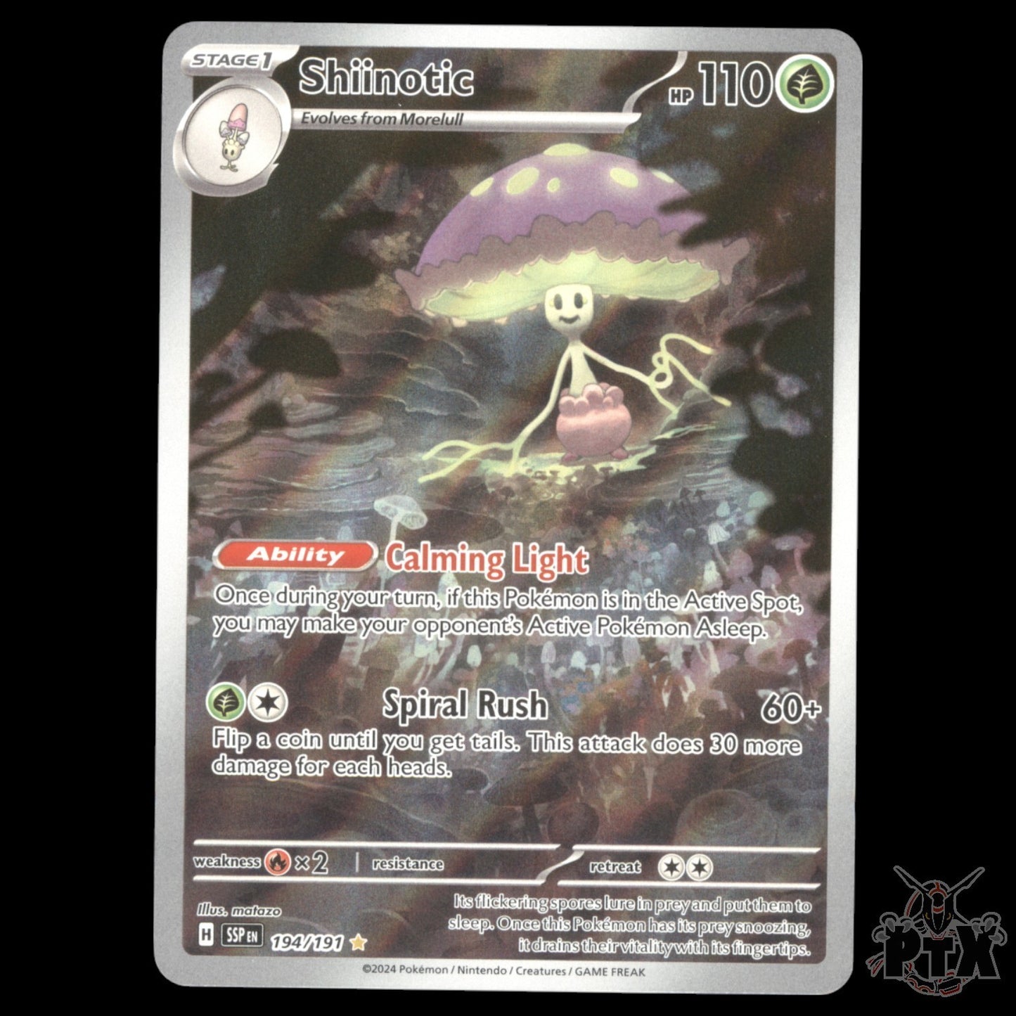 Shiinotic #194/191 Surging Sparks NM/Near Mint Pokemon 2024